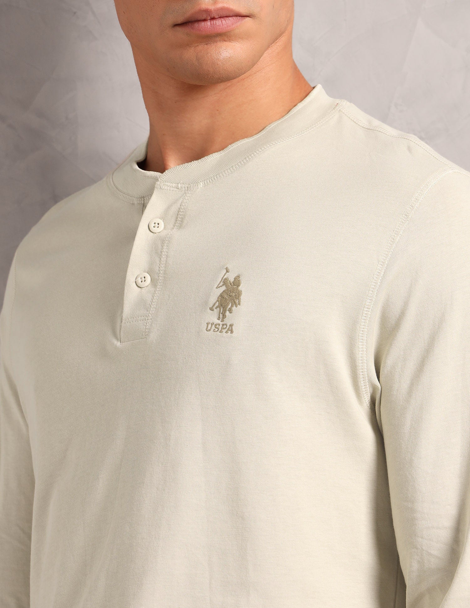 Pure Cotton I694 Lounge Henley T-Shirt - Pack Of 1 - Image 7