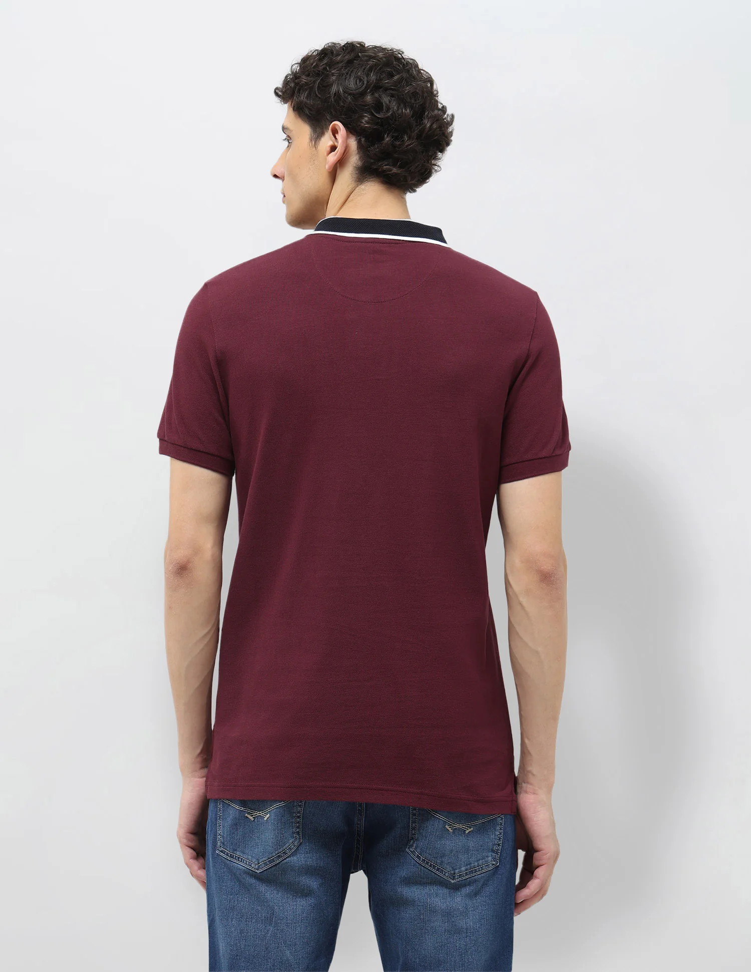 Pure Cotton Muscle Fit Polo Shirt - Image 5