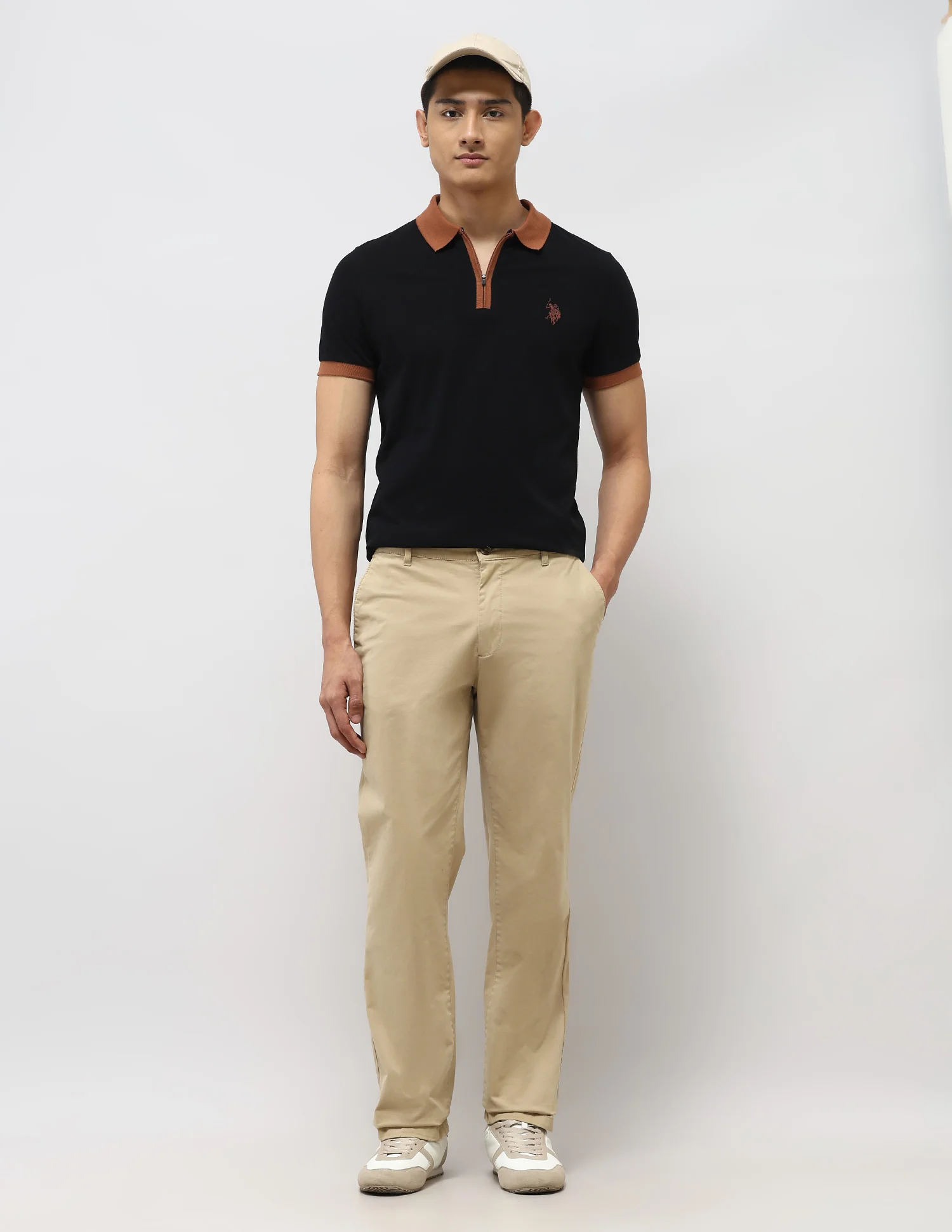 Pure Cotton Muscle Fit Polo Shirt - Image 3