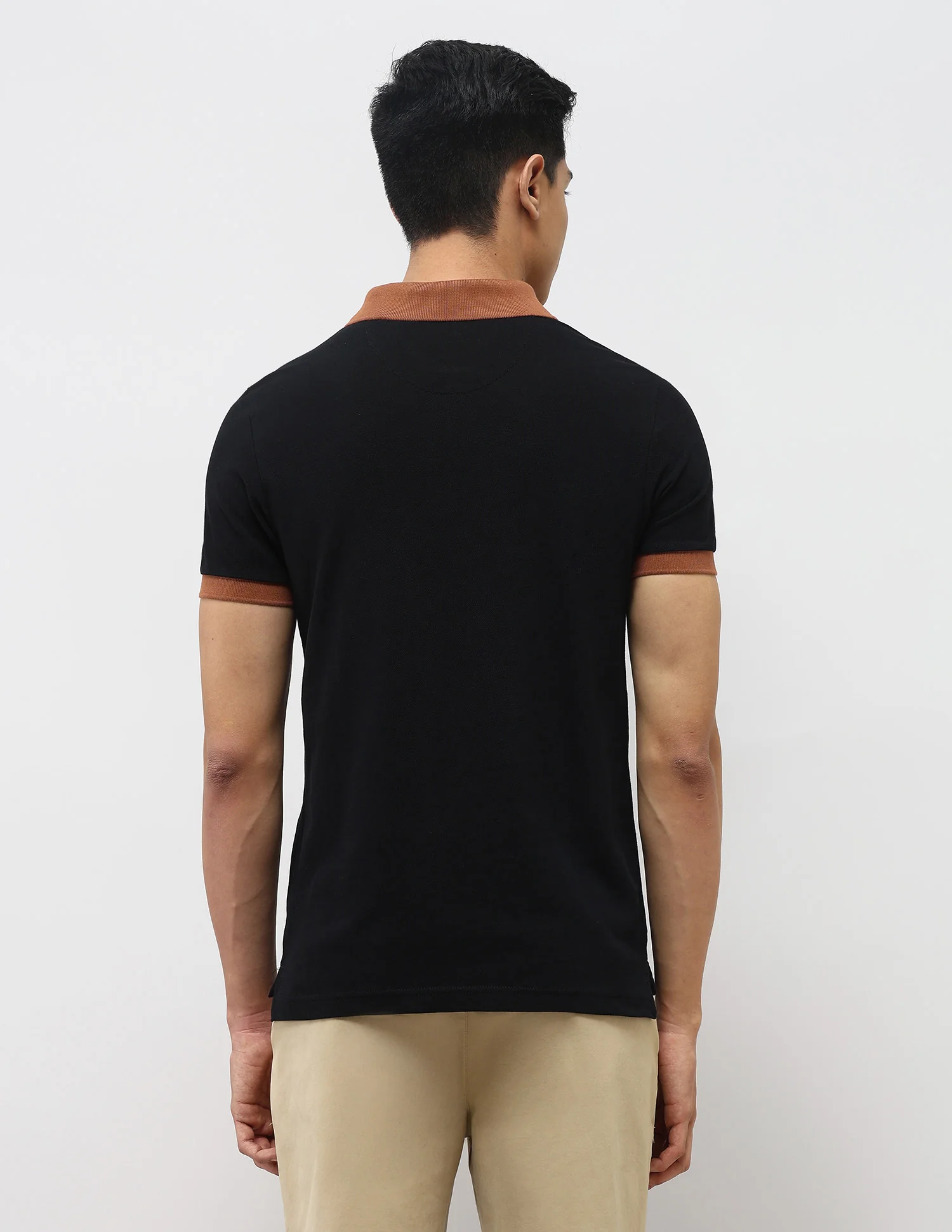 Pure Cotton Muscle Fit Polo Shirt - Image 5