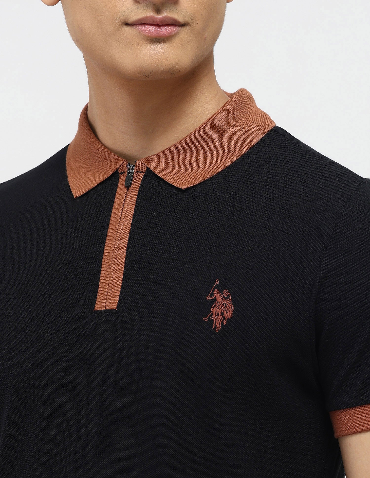 Pure Cotton Muscle Fit Polo Shirt - Image 7