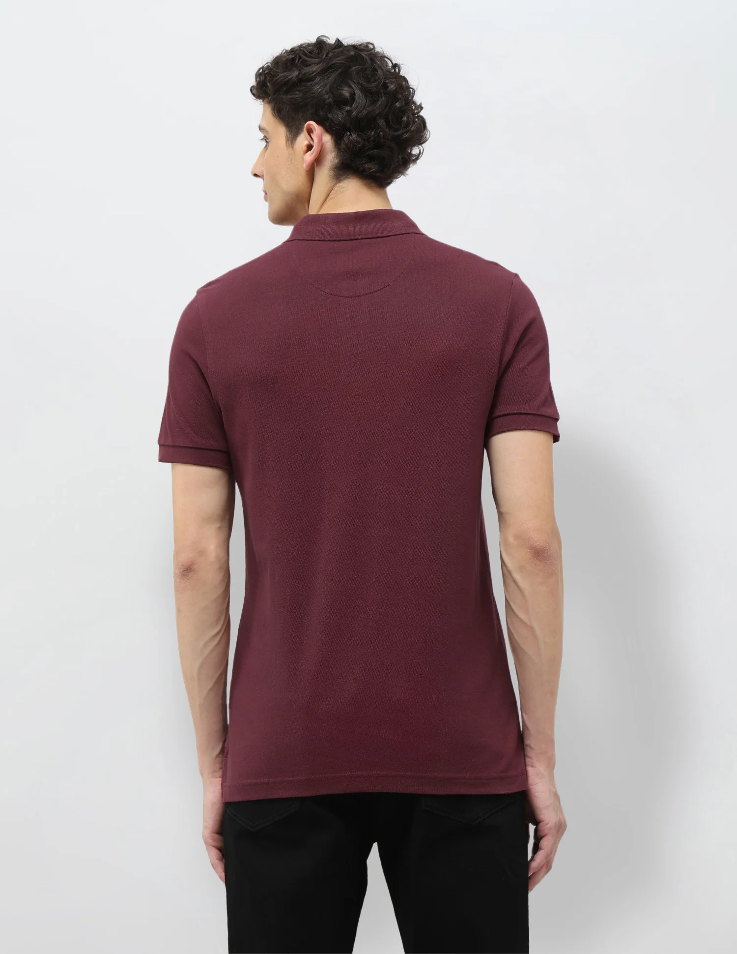 Pure Cotton Muscle Fit Polo Shirt - Image 5