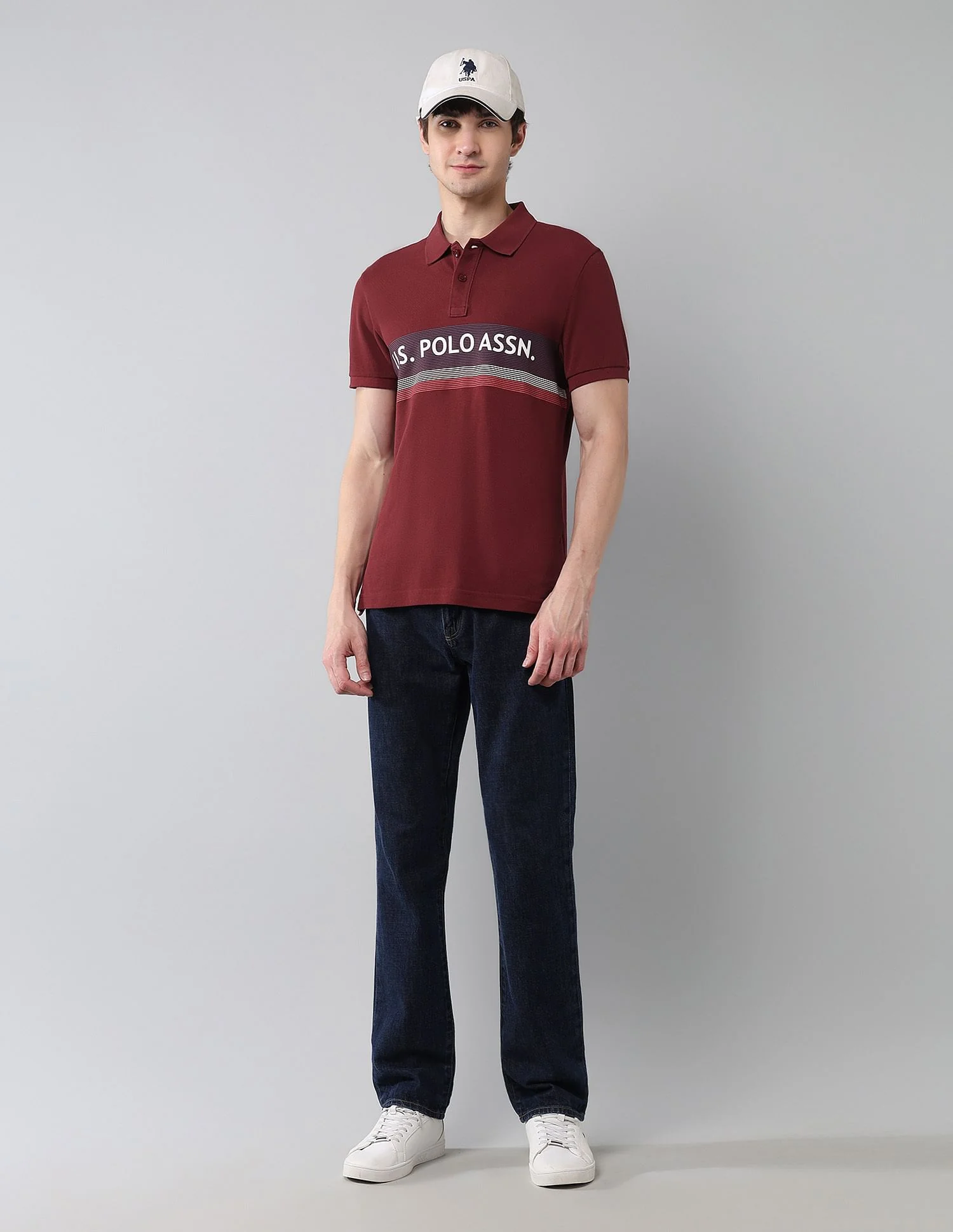 Pure Cotton Muscle Fit Polo Shirt - Image 3