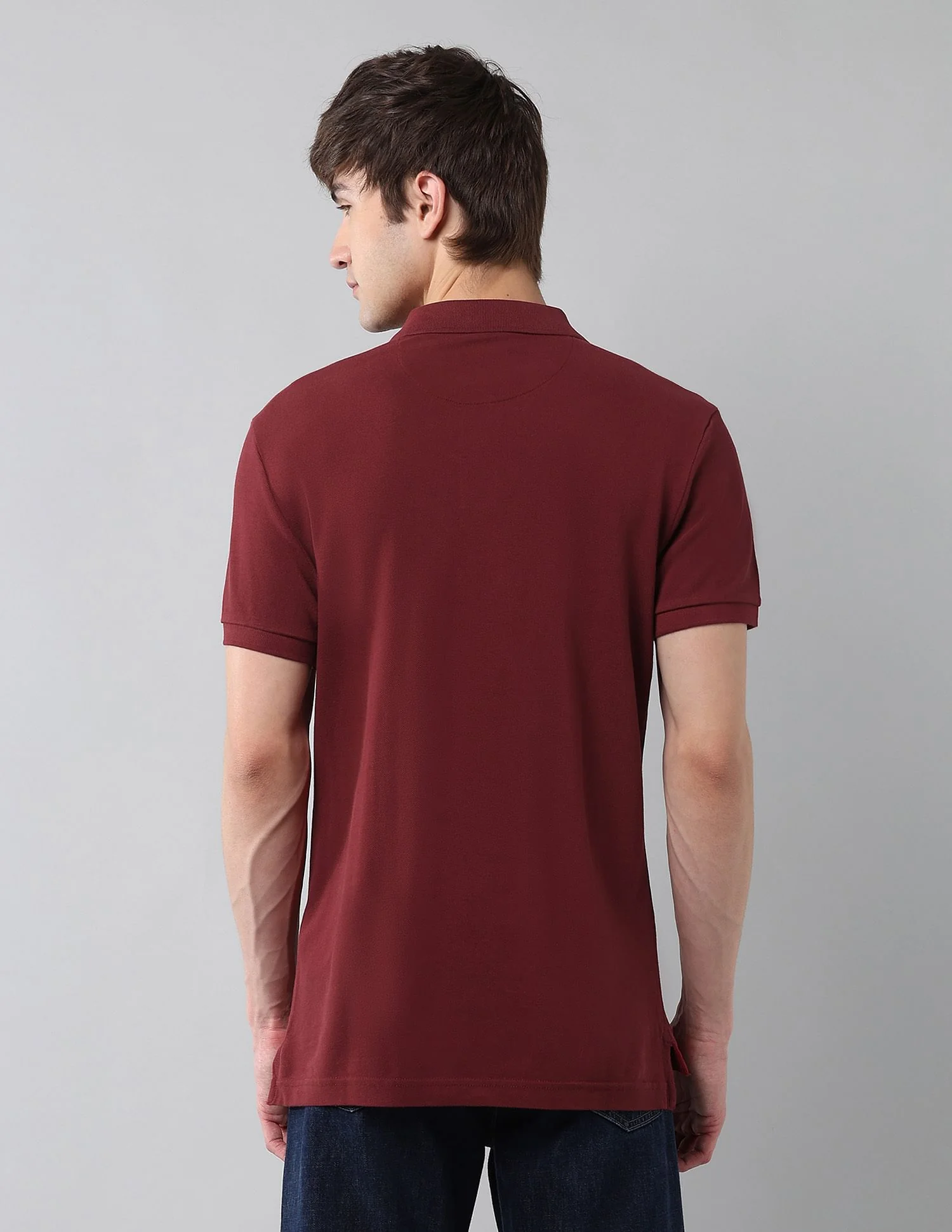 Pure Cotton Muscle Fit Polo Shirt - Image 5