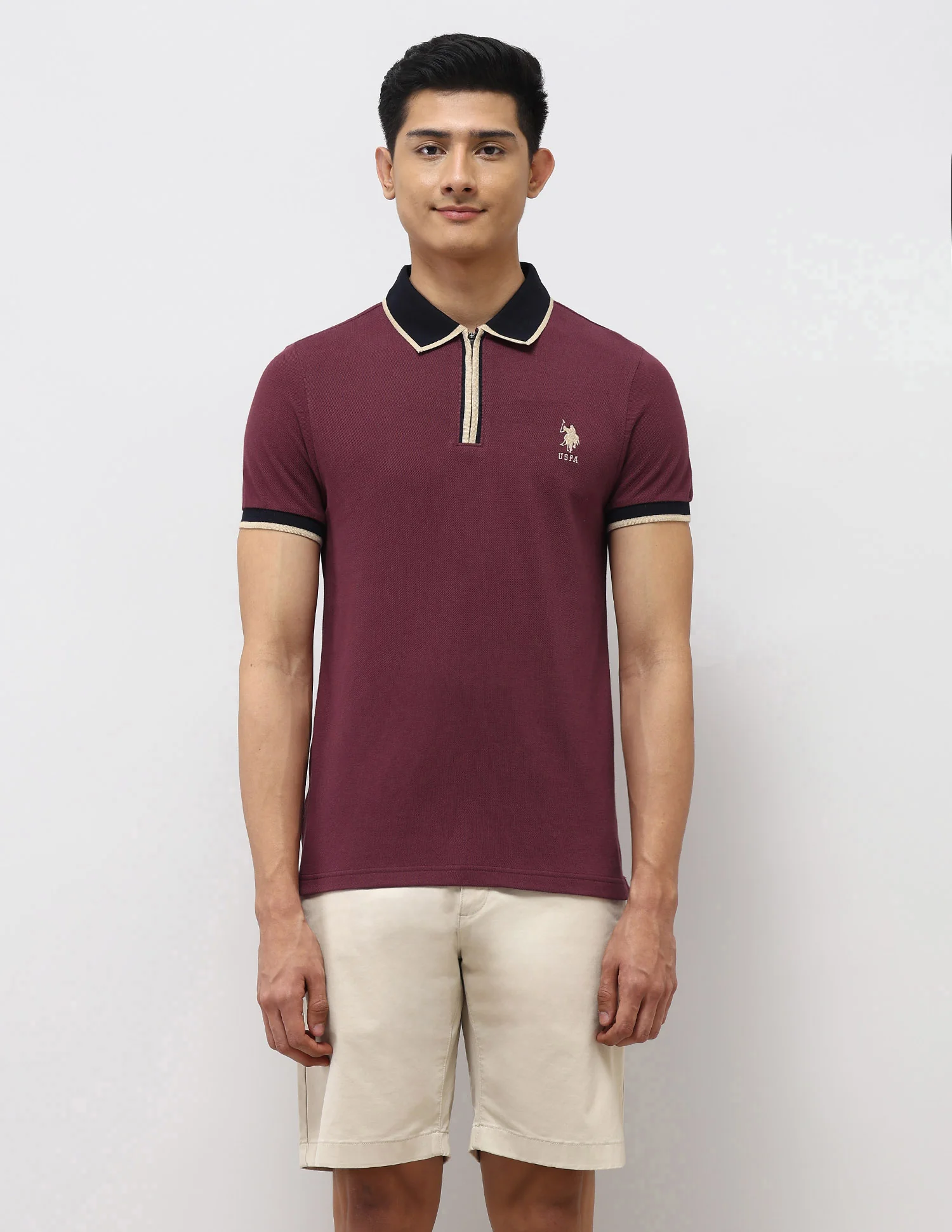 Pure Cotton Muscle Fit Polo Shirt - Image 6