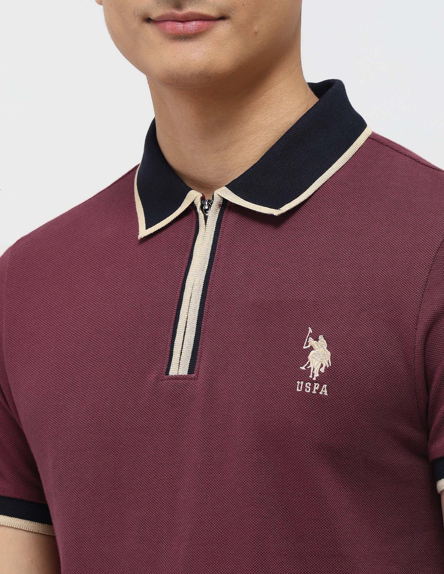 Pure Cotton Muscle Fit Polo Shirt - Image 7