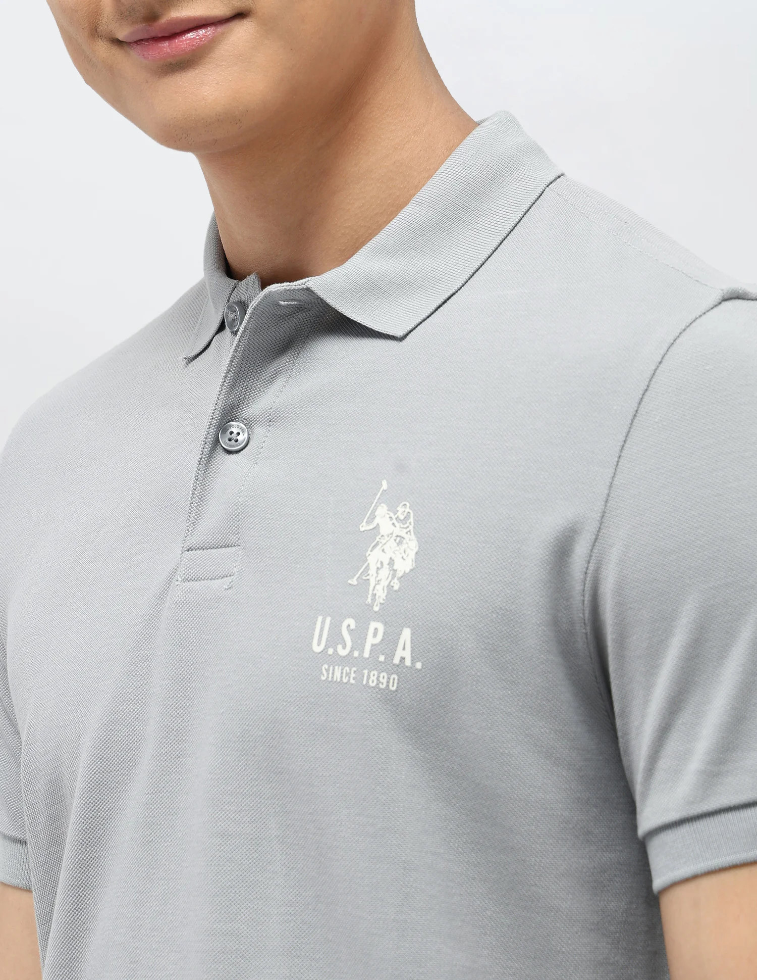Pure Cotton Muscle Fit Polo Shirt - Image 7