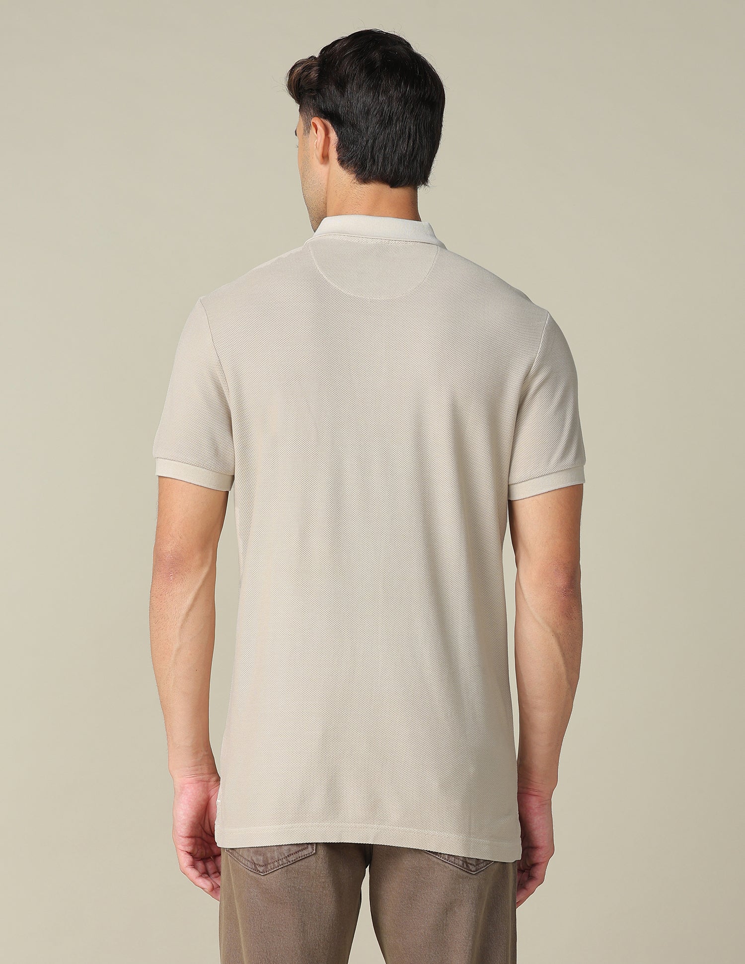 Pure Cotton Muscle Fit Polo Shirt - Image 5