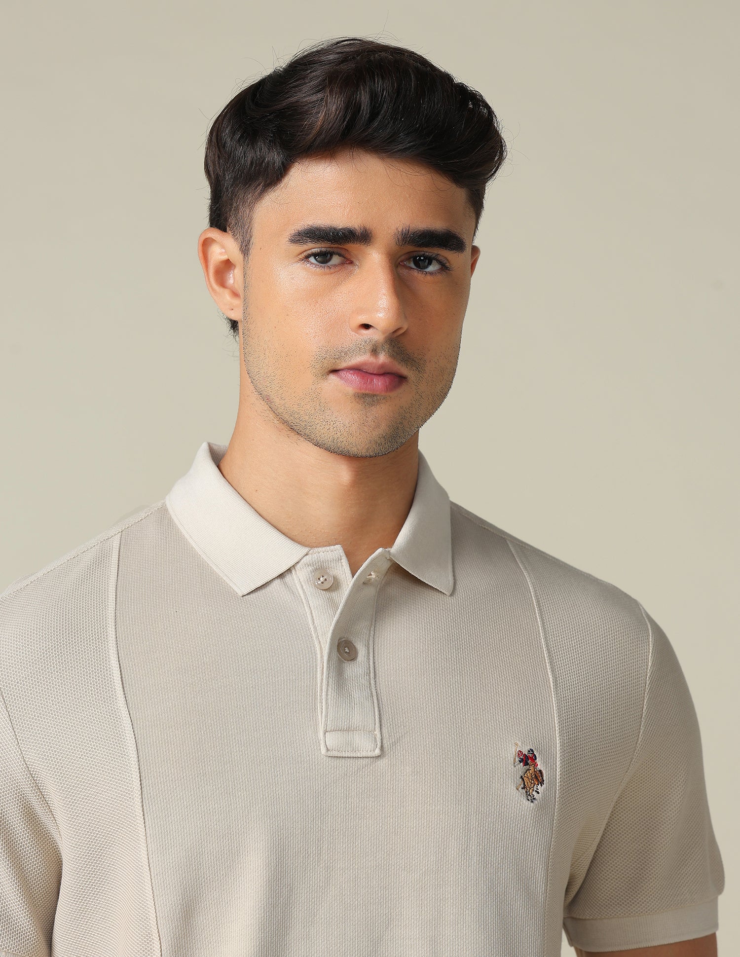 Pure Cotton Muscle Fit Polo Shirt - Image 7