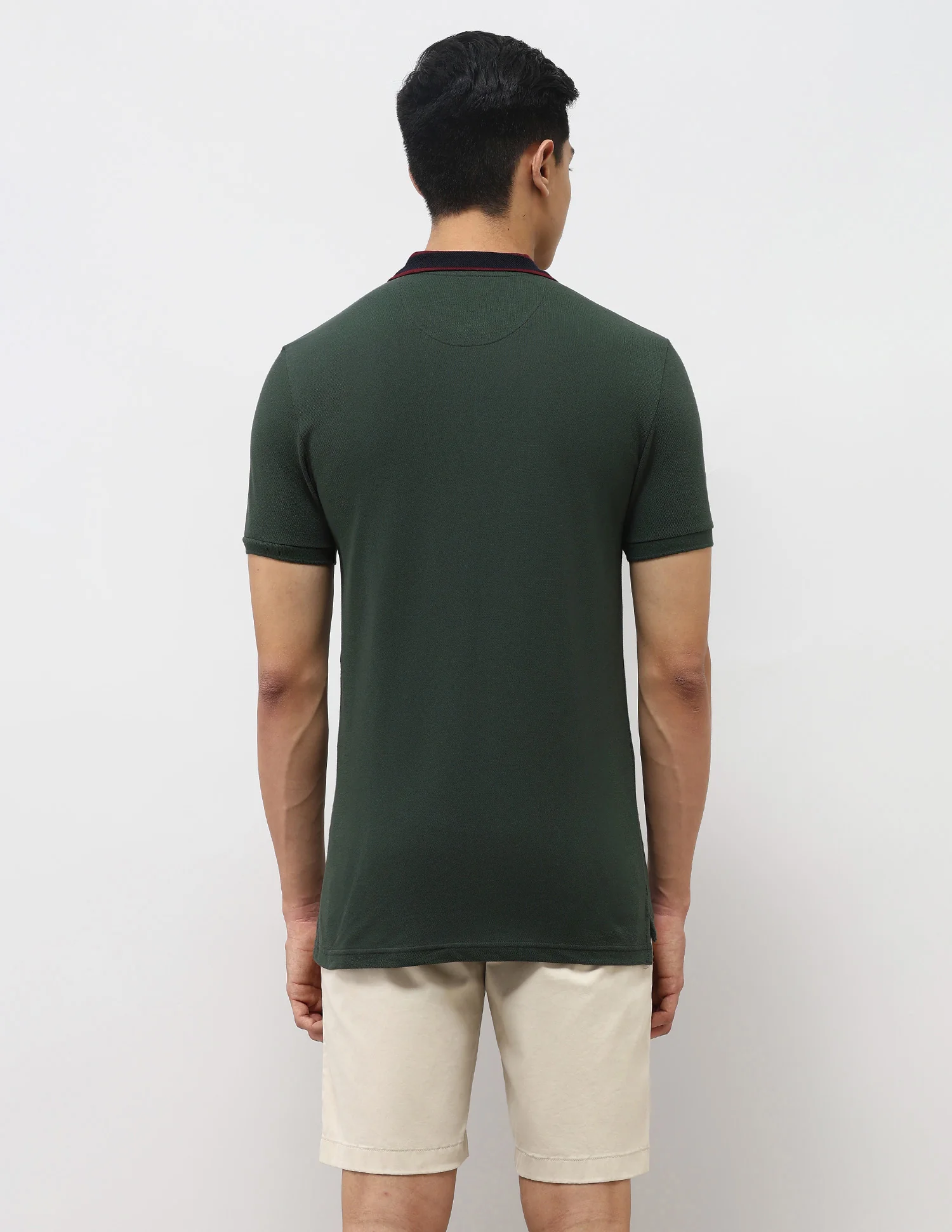 Pure Cotton Muscle Fit Polo Shirt - Image 5