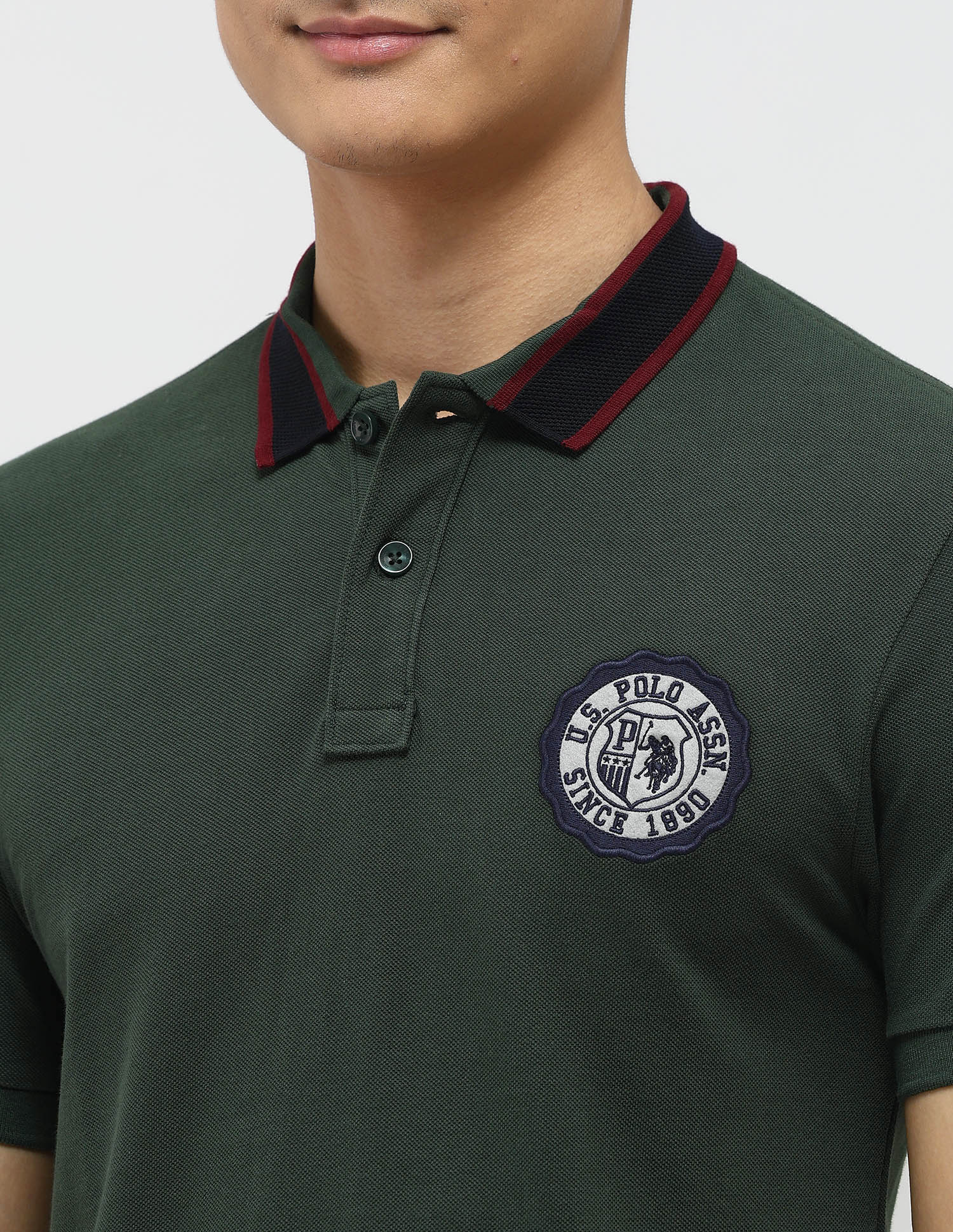 Pure Cotton Muscle Fit Polo Shirt - Image 7