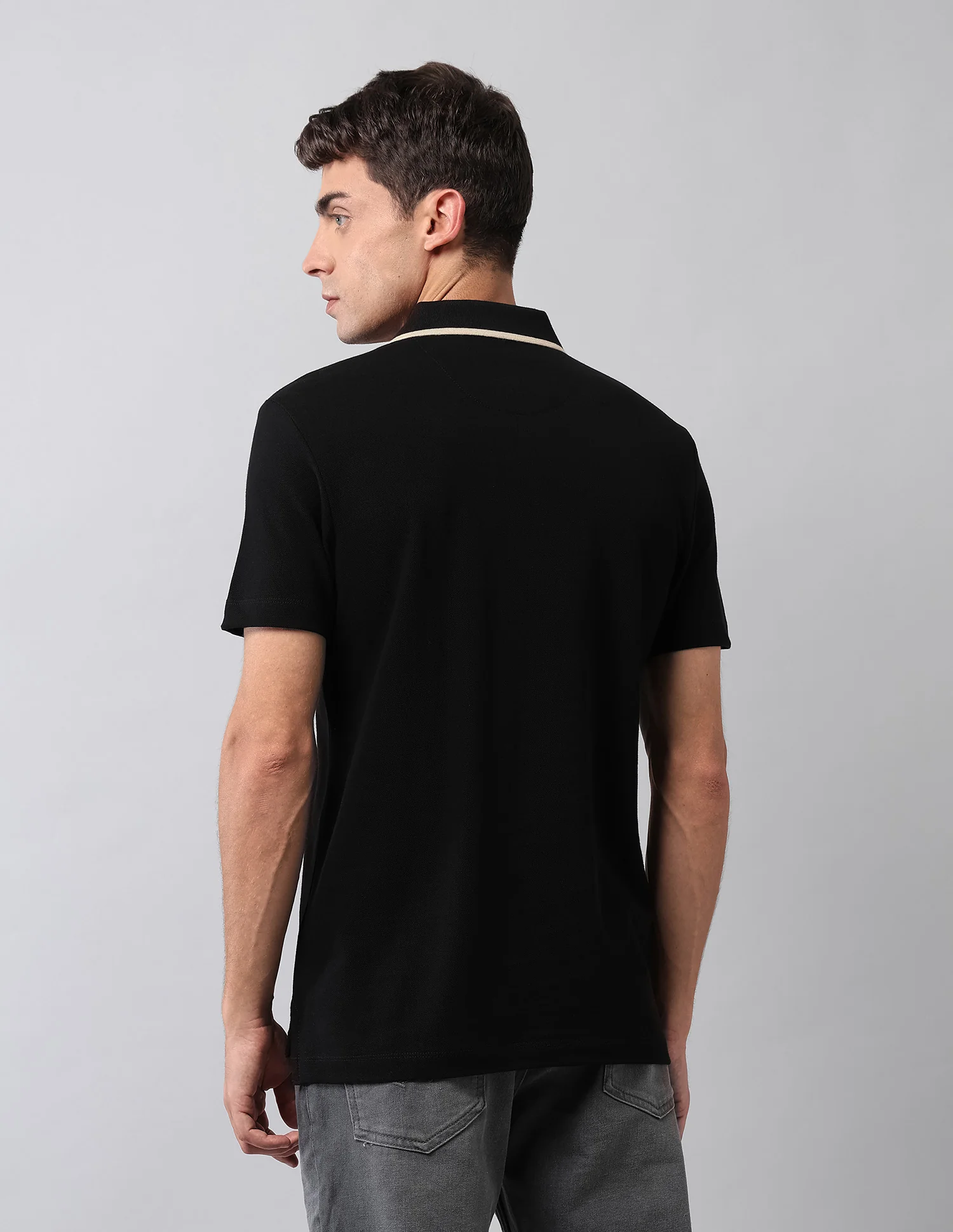 Pure Cotton Muscle Fit Polo Shirt - Image 5