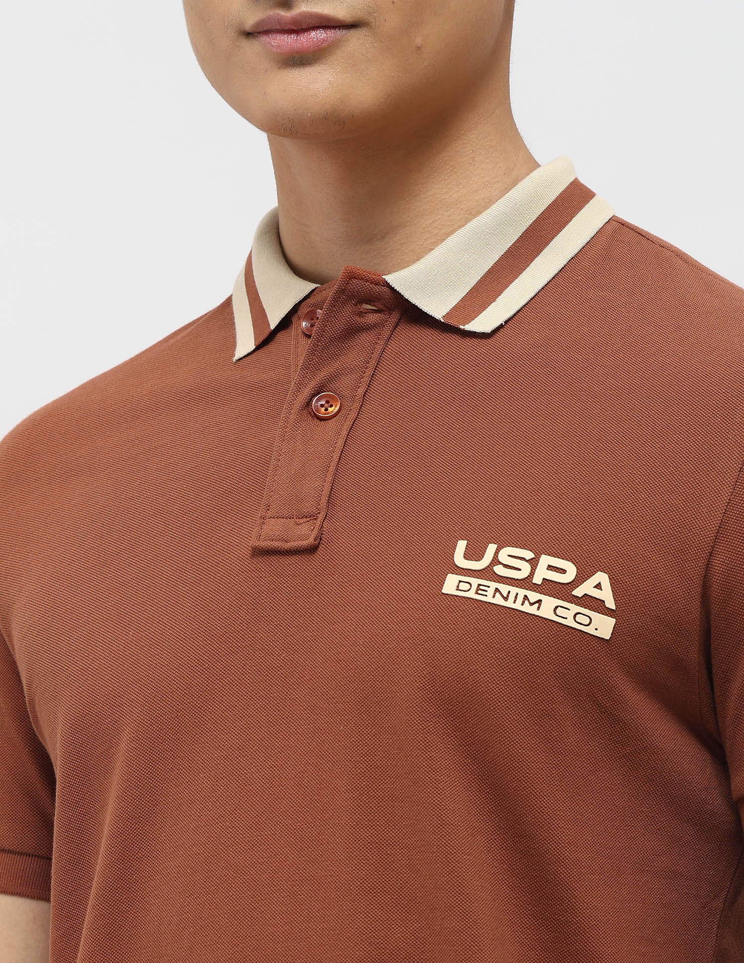 Pure Cotton Muscle Fit Polo Shirt - Image 7