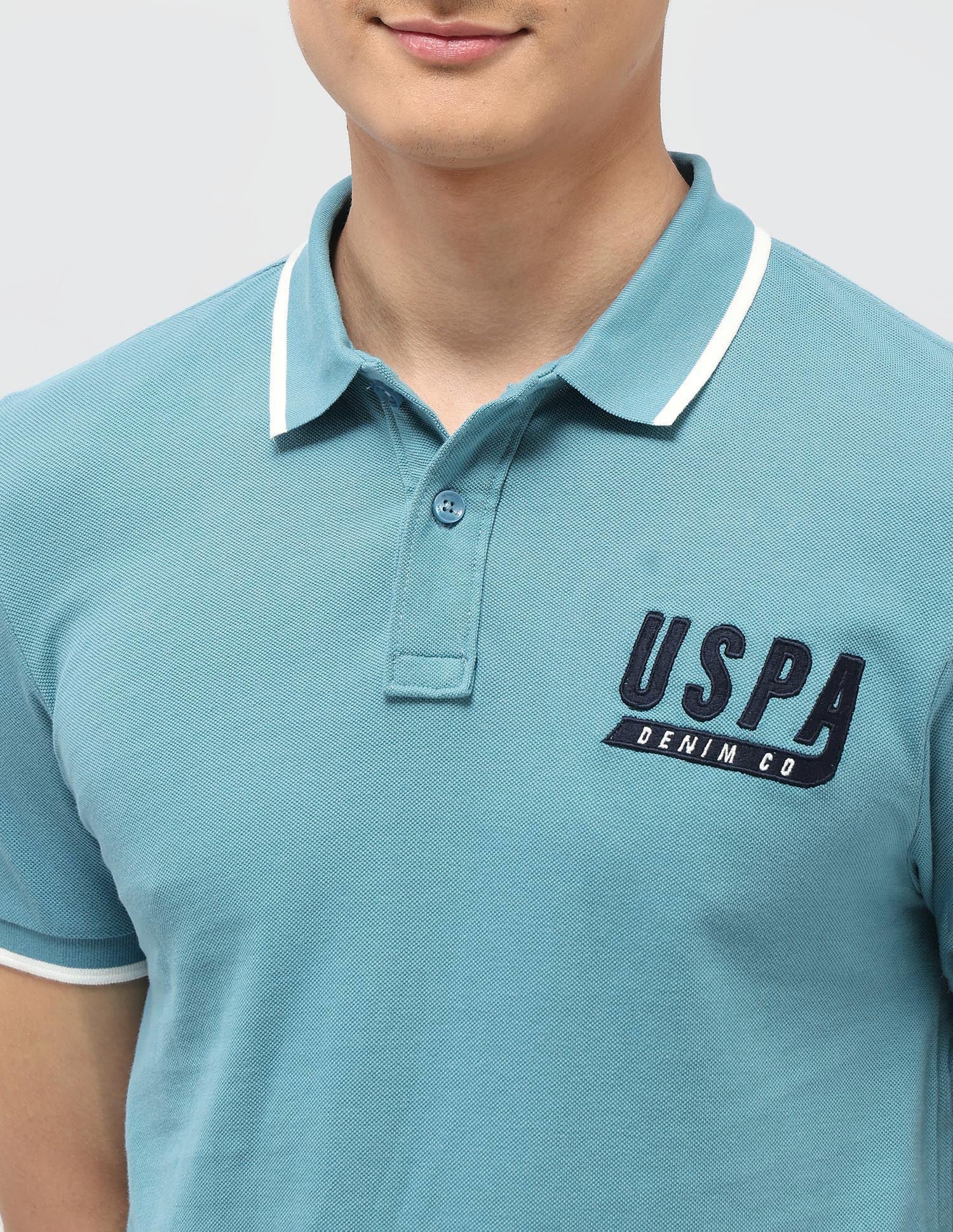 Pure Cotton Muscle Fit Polo Shirt - Image 7