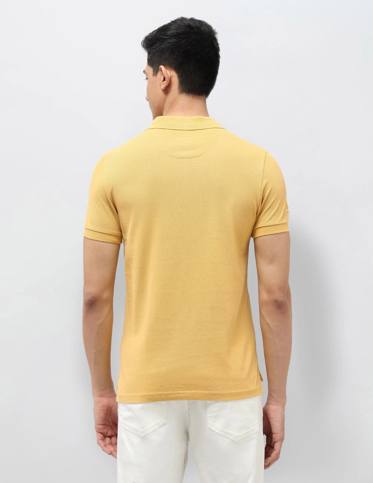 Pure Cotton Muscle Fit Polo Shirt - Image 5
