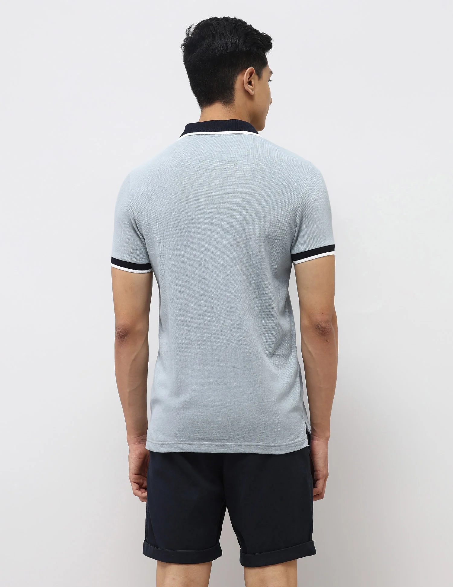 Pure Cotton Muscle Fit Polo Shirt - Image 5