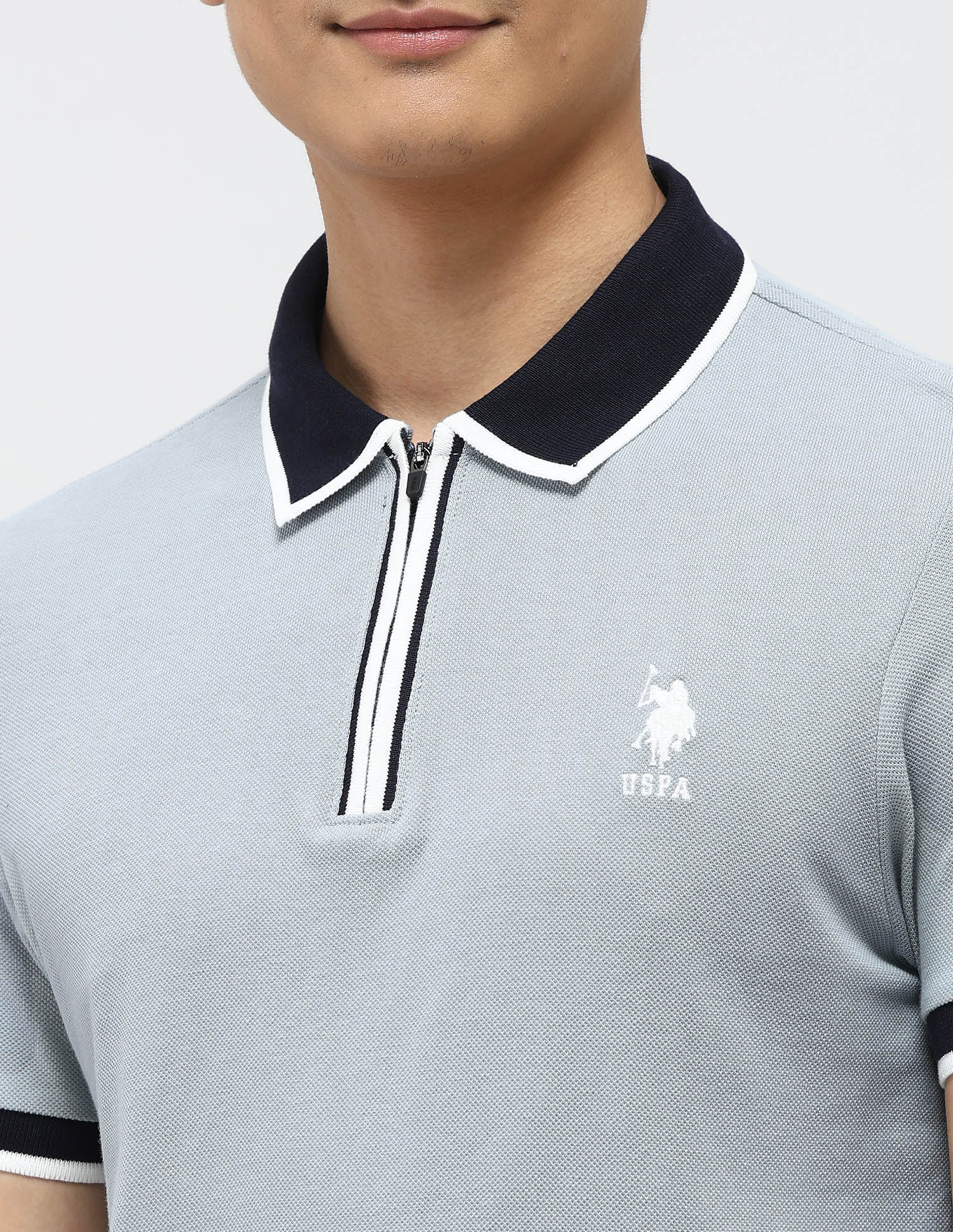 Pure Cotton Muscle Fit Polo Shirt - Image 7