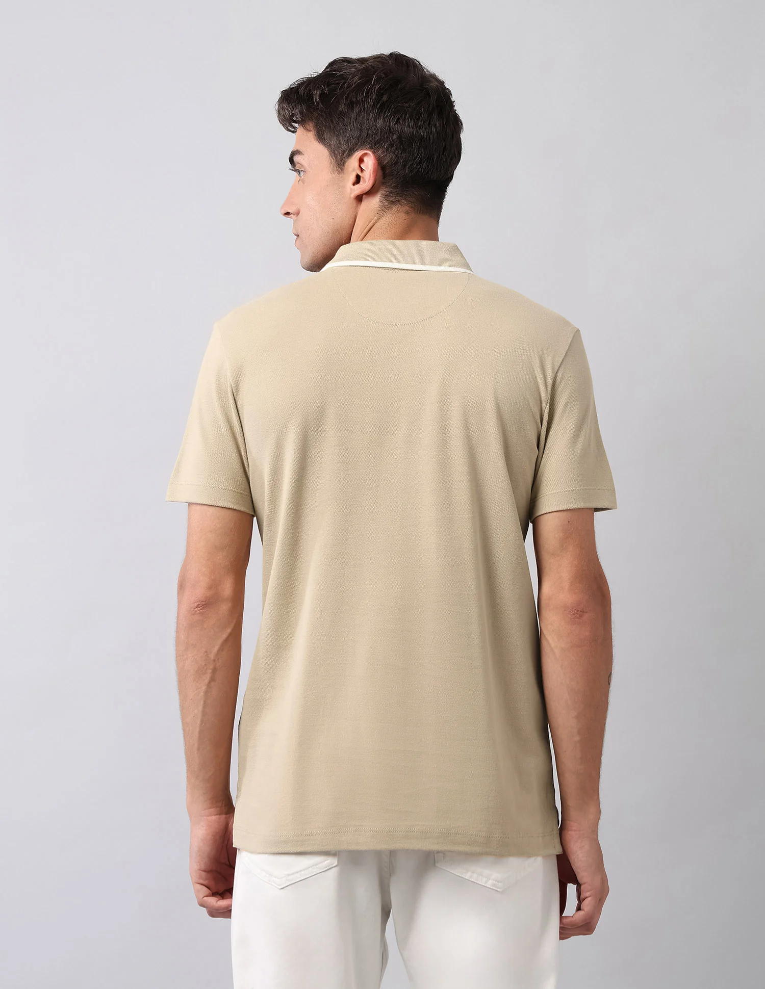 Pure Cotton Muscle Fit Polo Shirt - Image 5