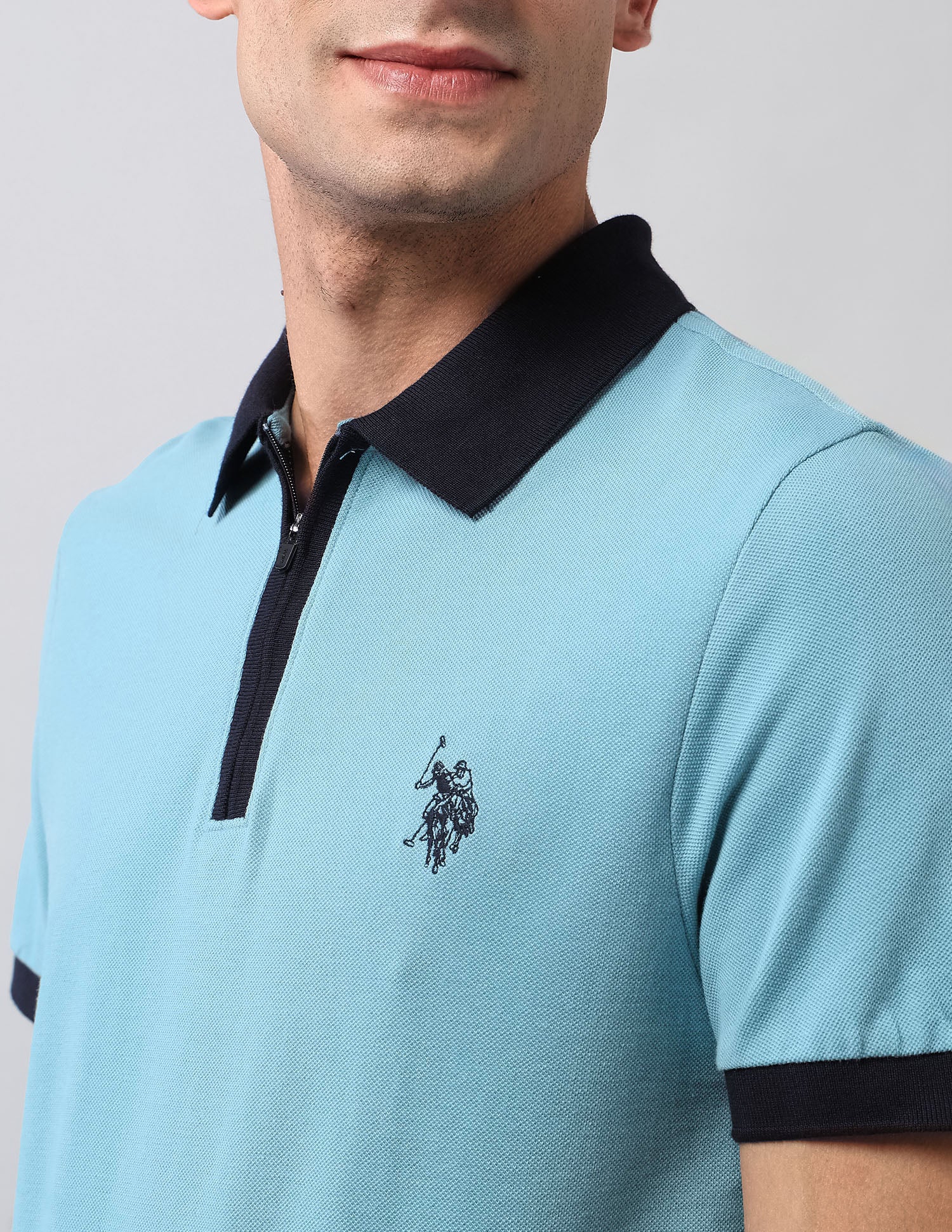 Pure Cotton Muscle Fit Polo Shirt - Image 7