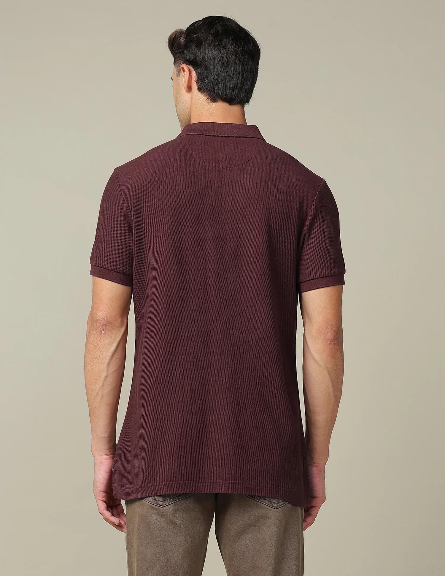 Pure Cotton Muscle Fit Polo Shirt - Image 5