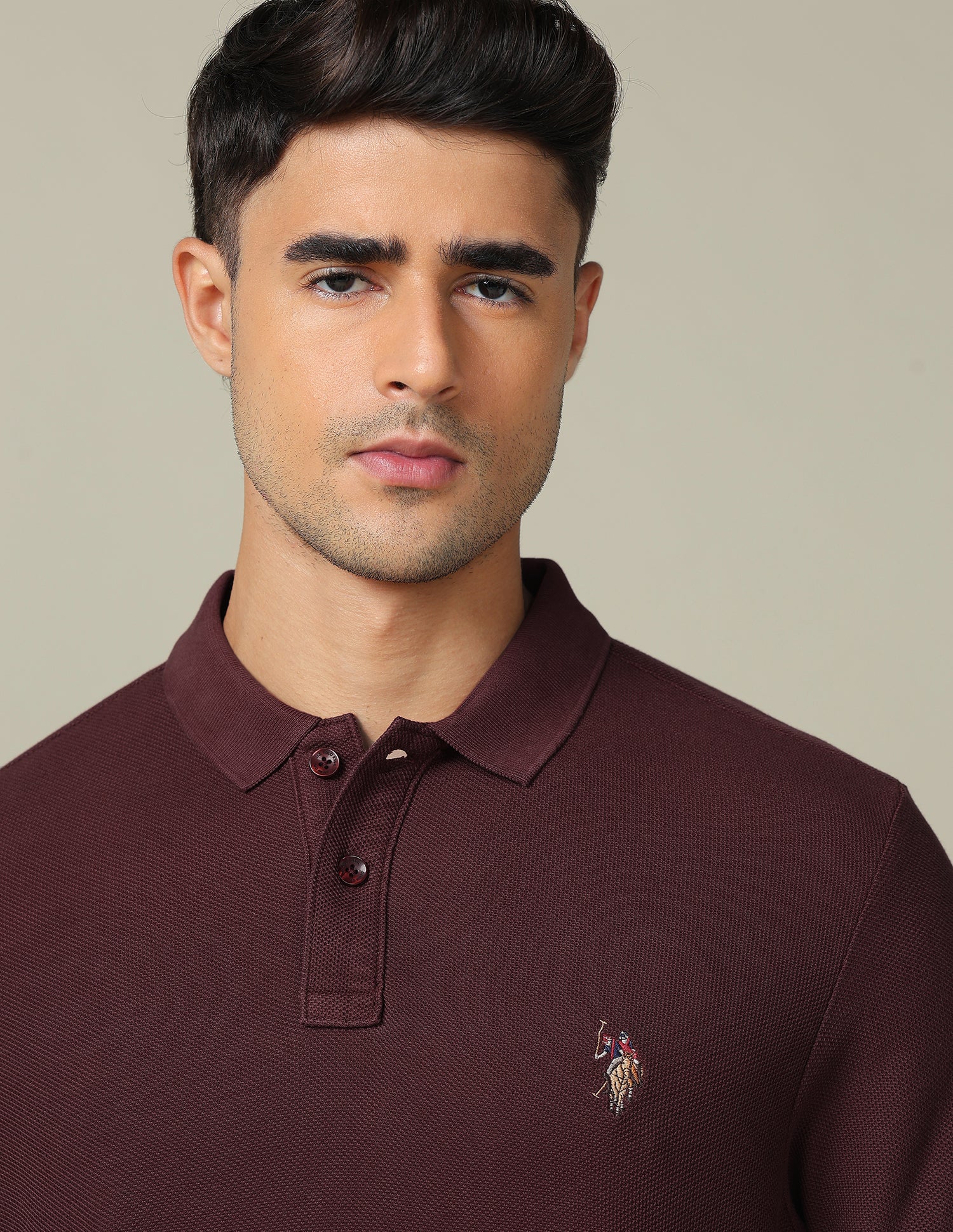 Pure Cotton Muscle Fit Polo Shirt - Image 7
