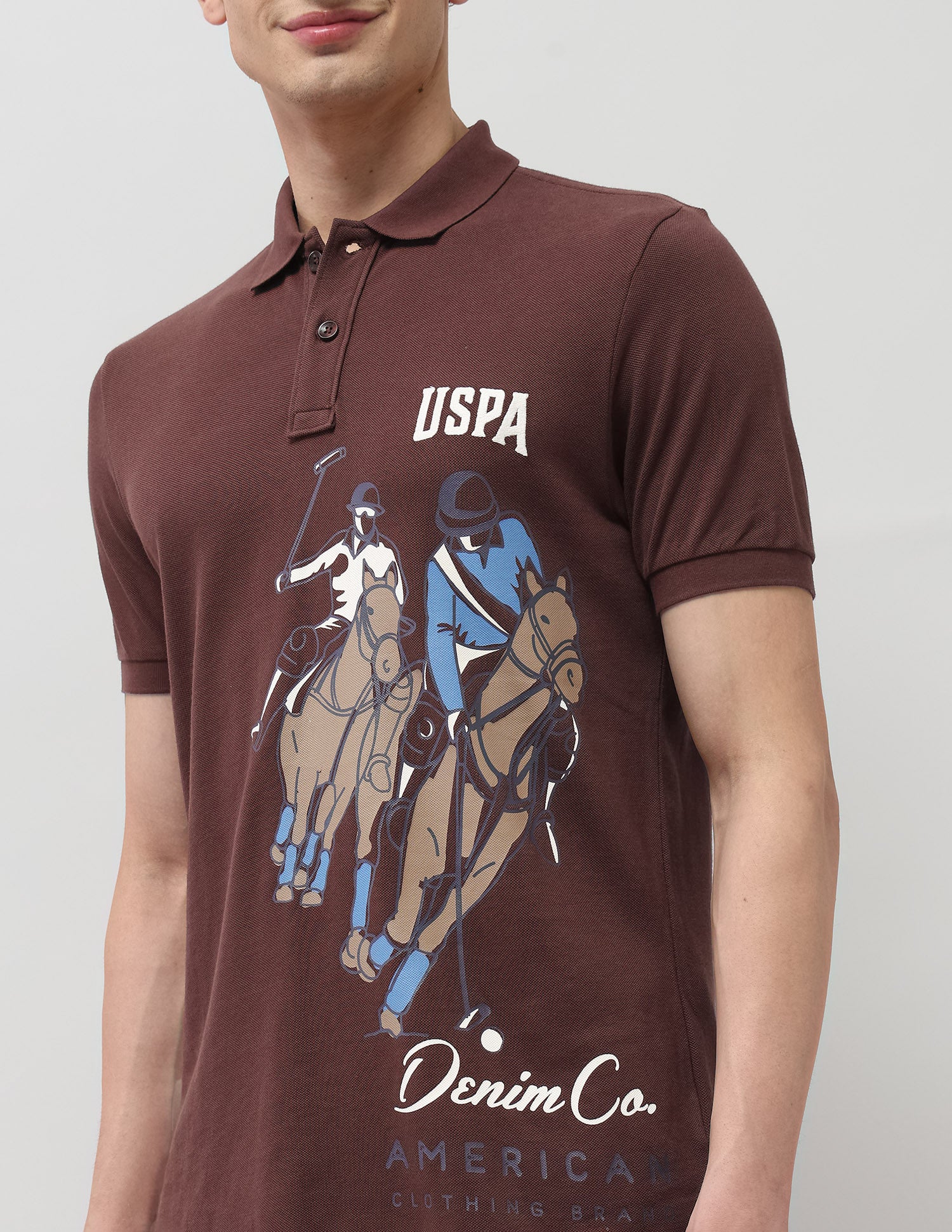 Pure Cotton Muscle Fit Polo Shirt - Image 7