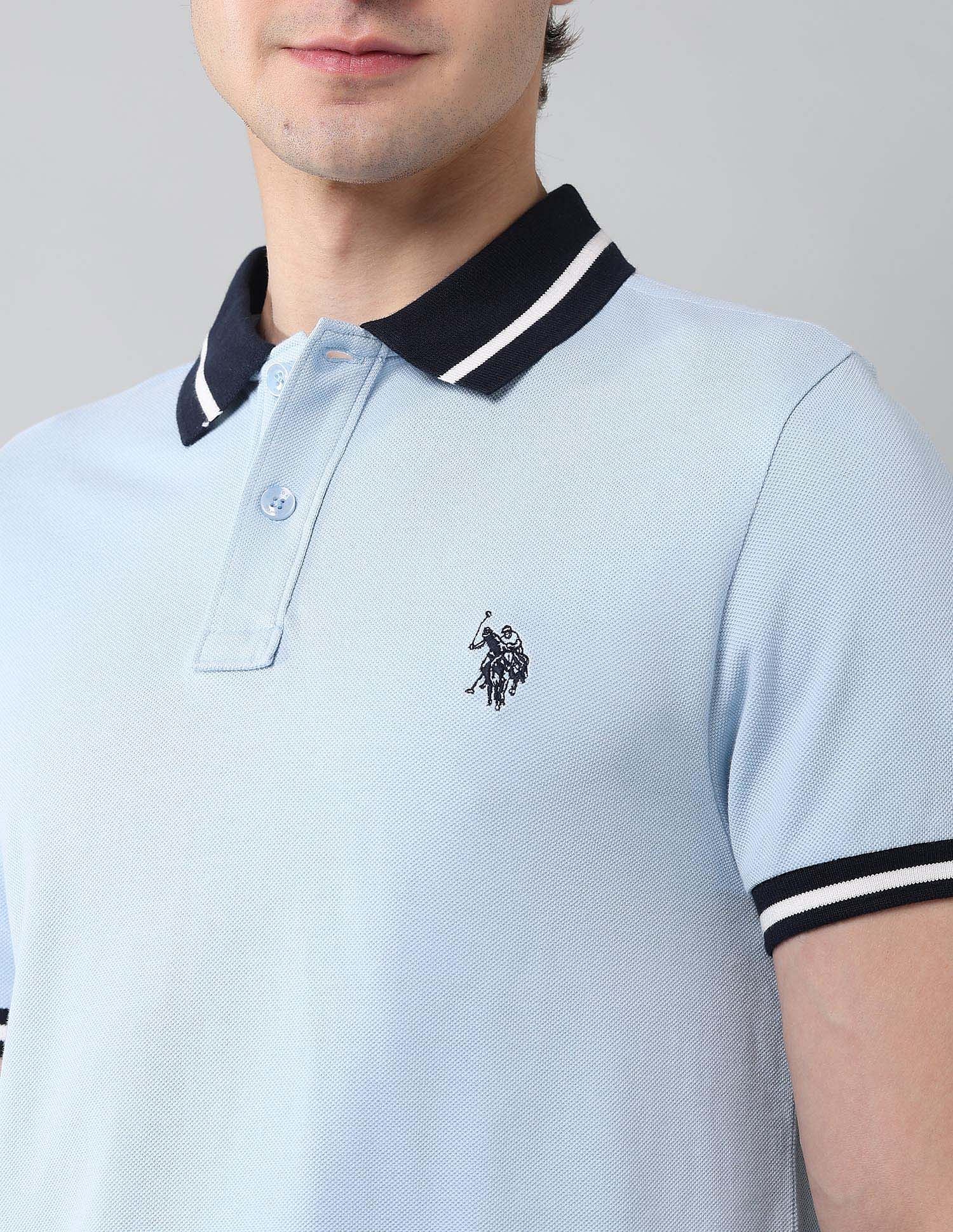 Pure Cotton Muscle Fit Polo Shirt - Image 7