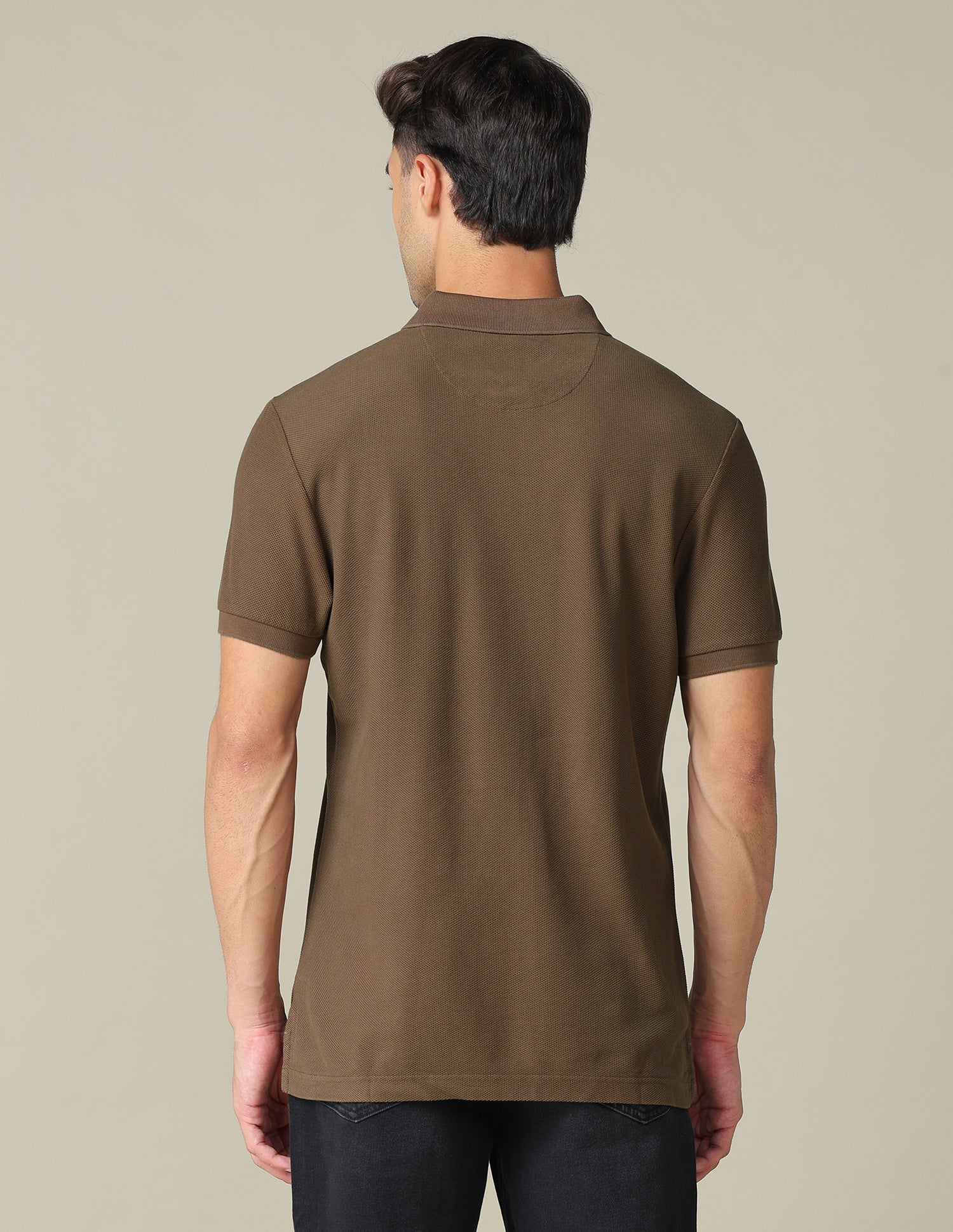 Pure Cotton Muscle Fit Polo Shirt - Image 5