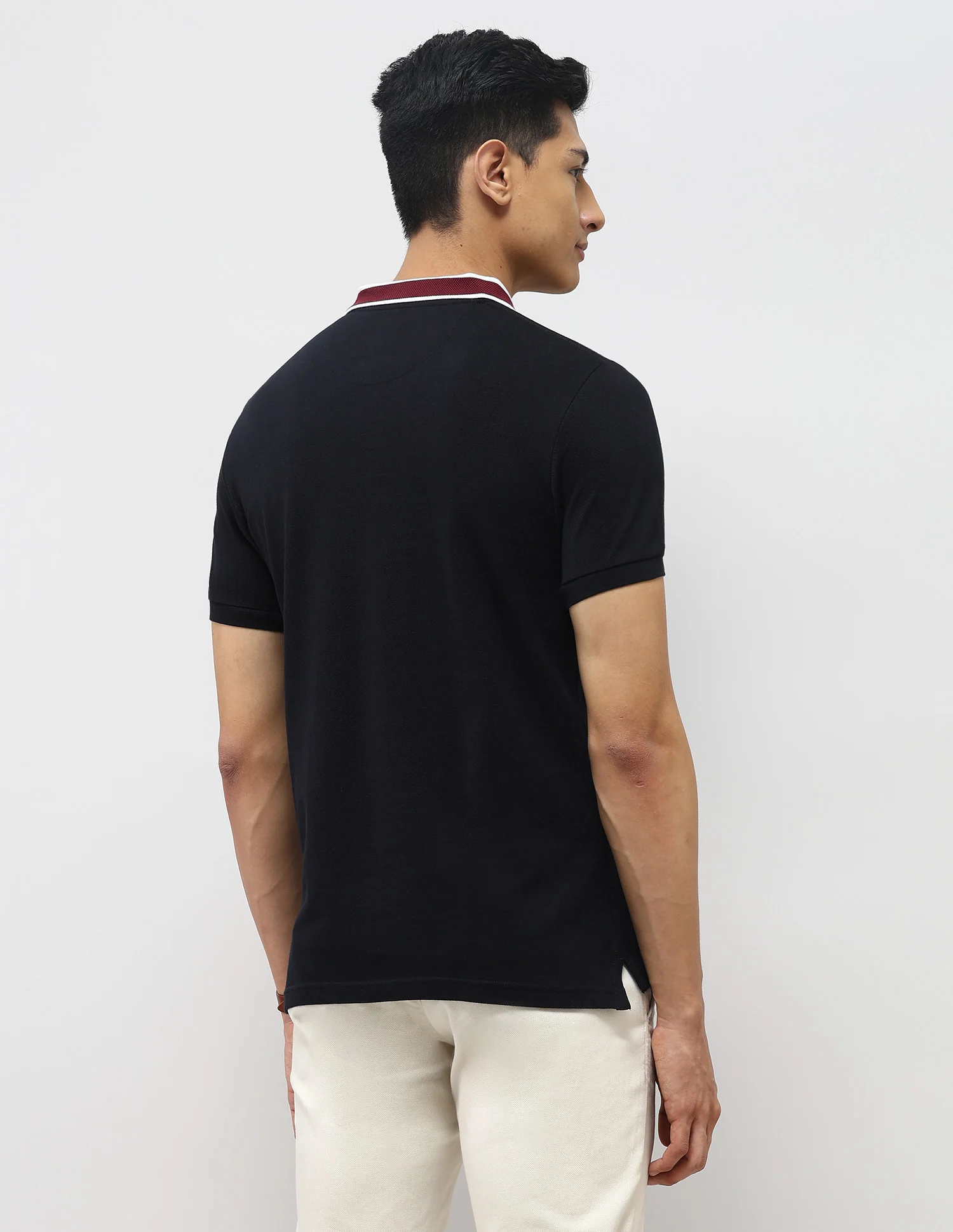 Pure Cotton Muscle Fit Polo Shirt - Image 5
