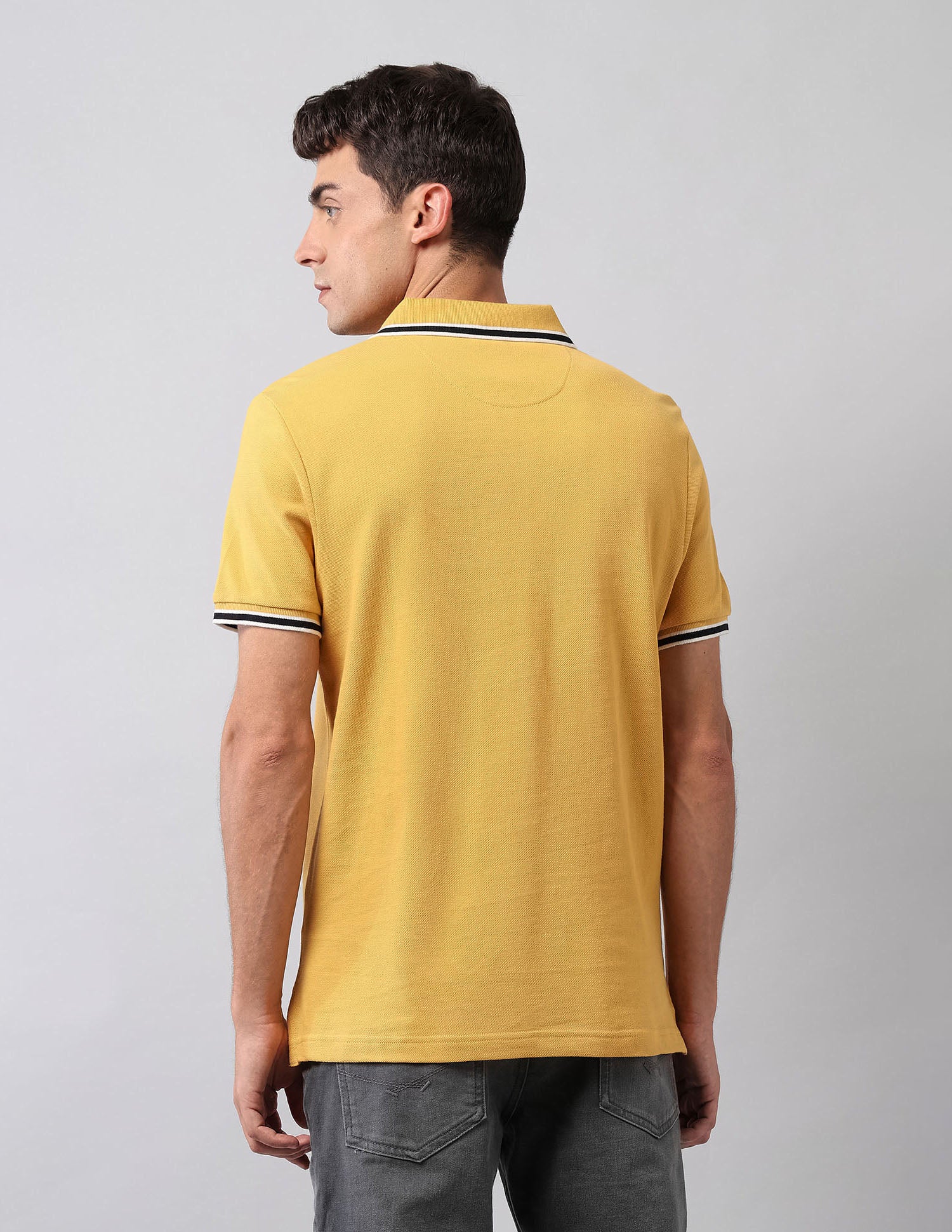 Pure Cotton Muscle Fit Polo Shirt - Image 5
