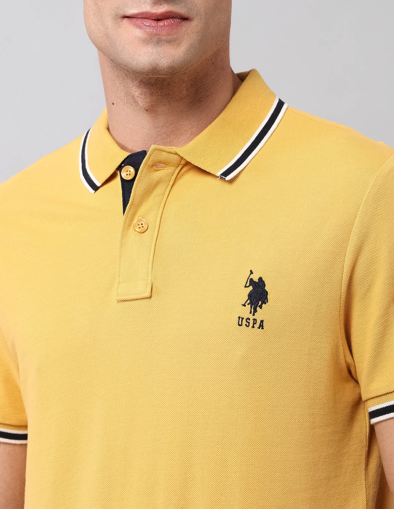 Pure Cotton Muscle Fit Polo Shirt - Image 7