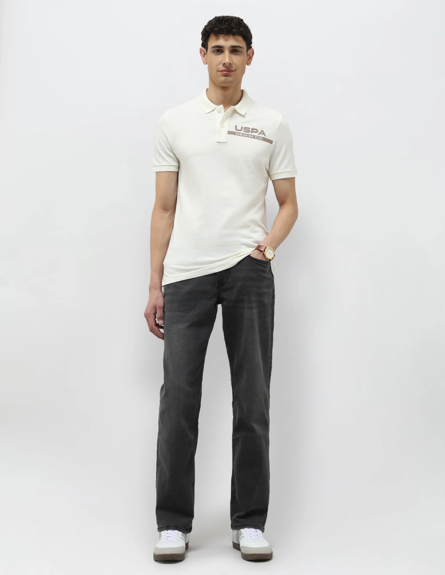 Pure Cotton Muscle Fit Polo Shirt - Image 3