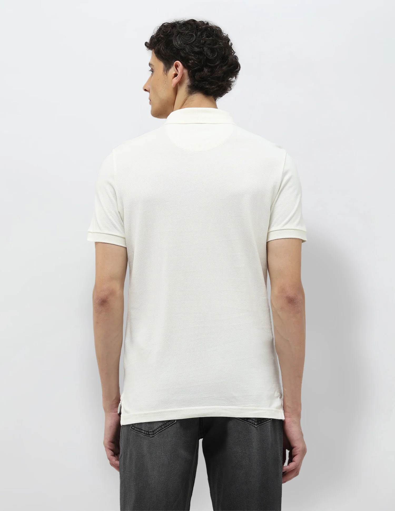 Pure Cotton Muscle Fit Polo Shirt - Image 5