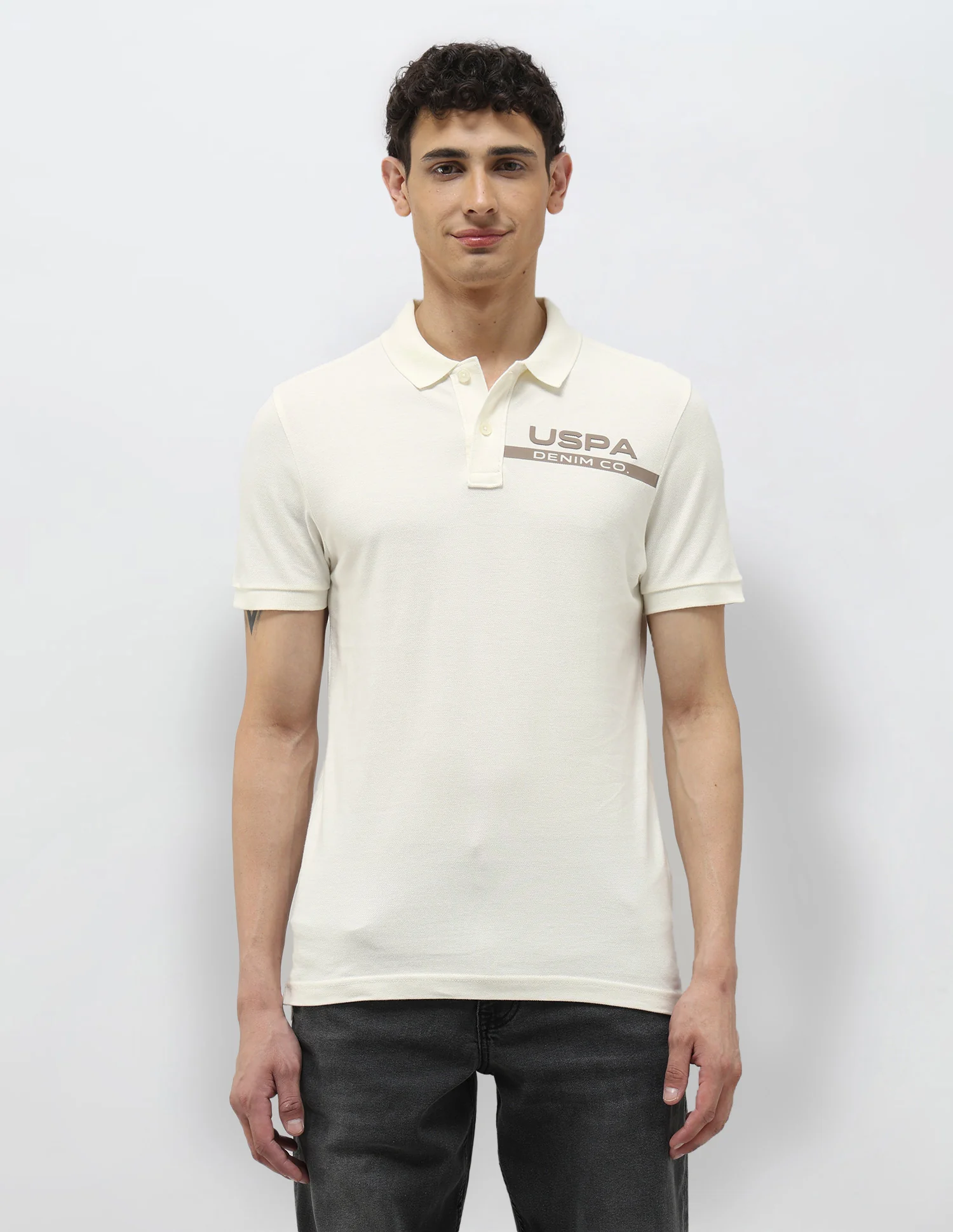 Pure Cotton Muscle Fit Polo Shirt - Image 6