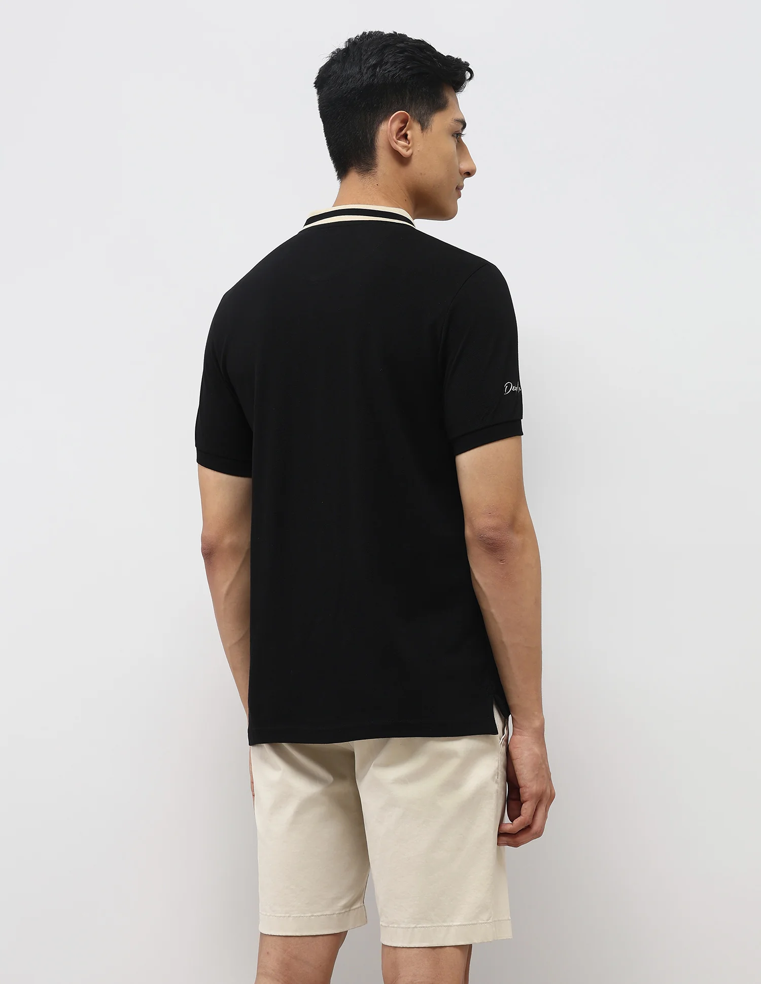 Pure Cotton Muscle Fit Polo Shirt - Image 5