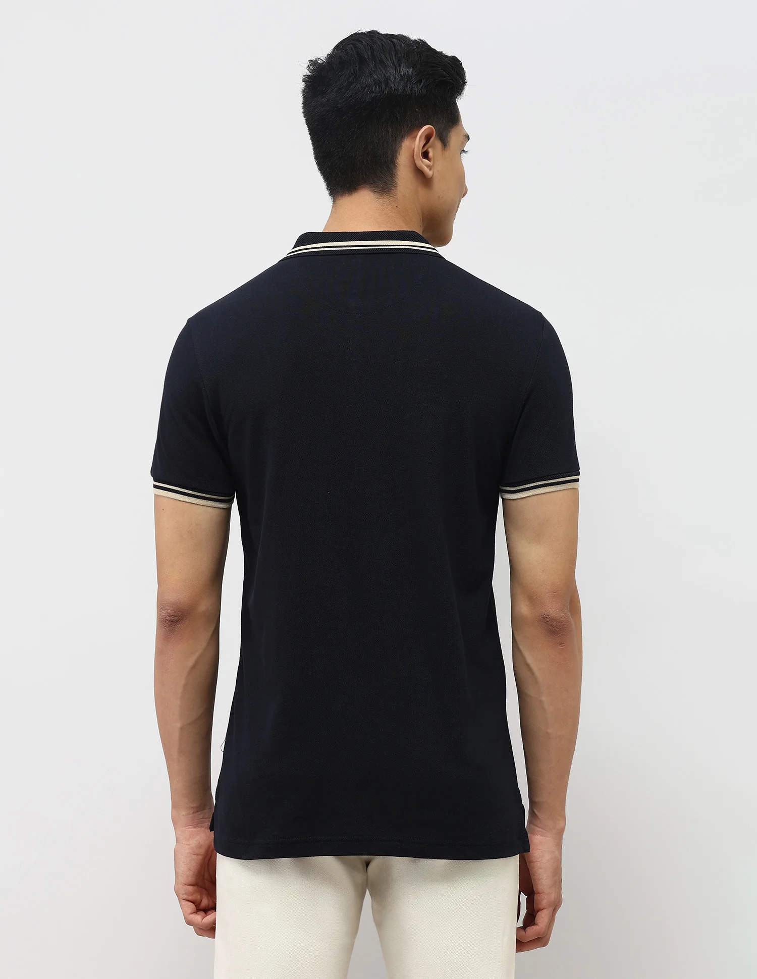 Pure Cotton Muscle Fit Polo Shirt - Image 5