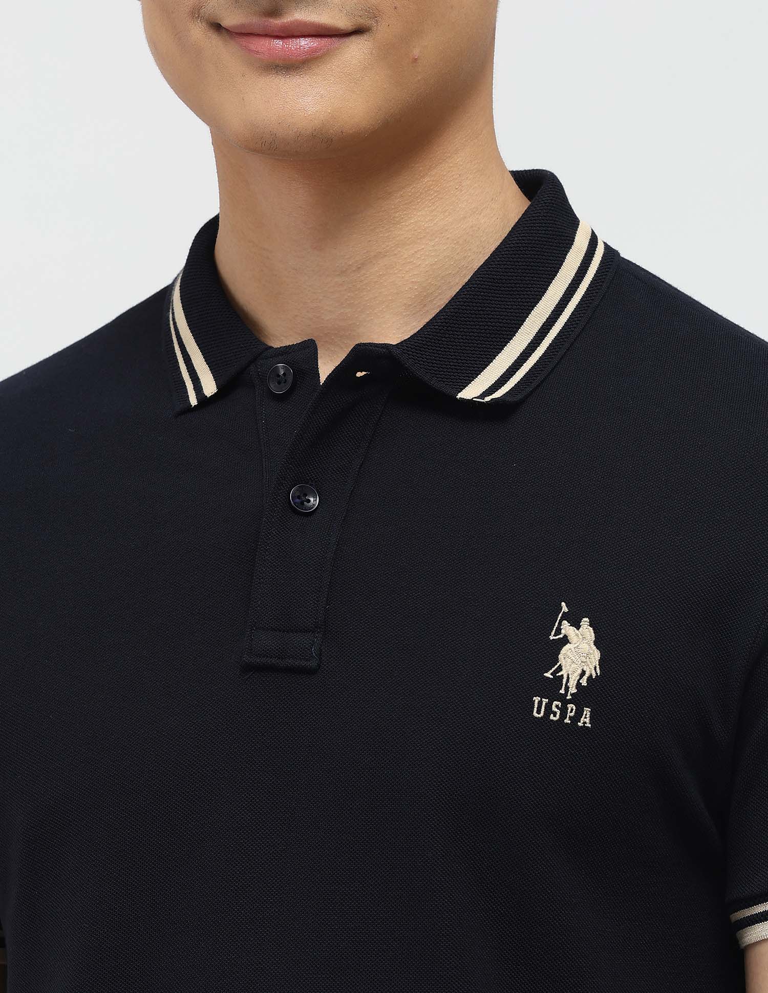 Pure Cotton Muscle Fit Polo Shirt - Image 7