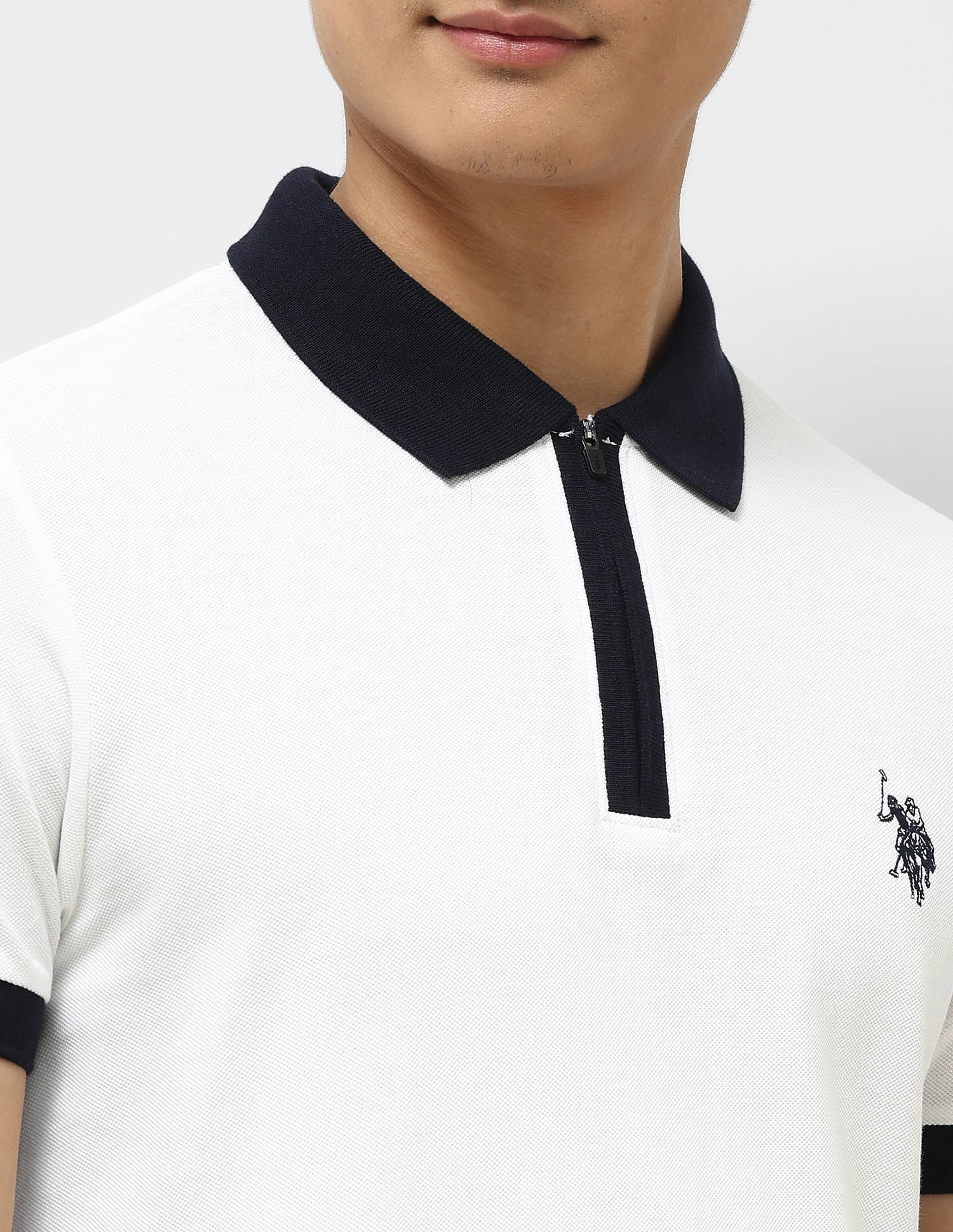Pure Cotton Muscle Fit Polo Shirt - Image 7