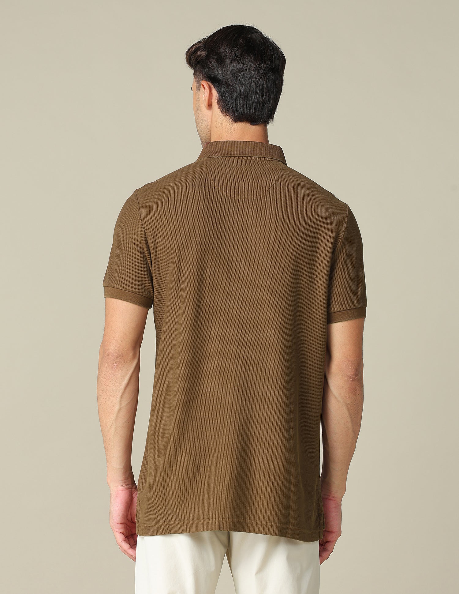 Pure Cotton Muscle Fit Polo Shirt - Image 5