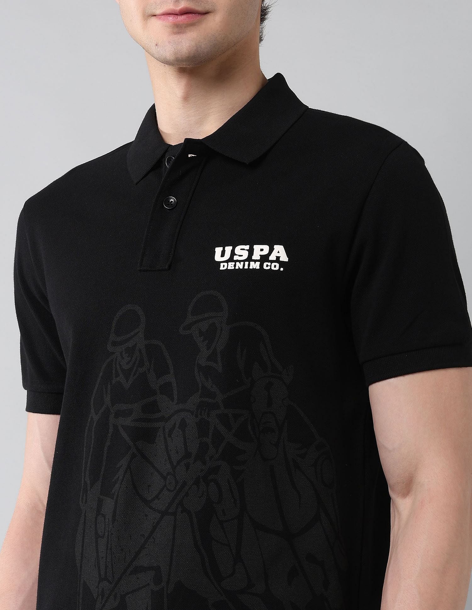 Pure Cotton Muscle Fit Polo Shirt - Image 7