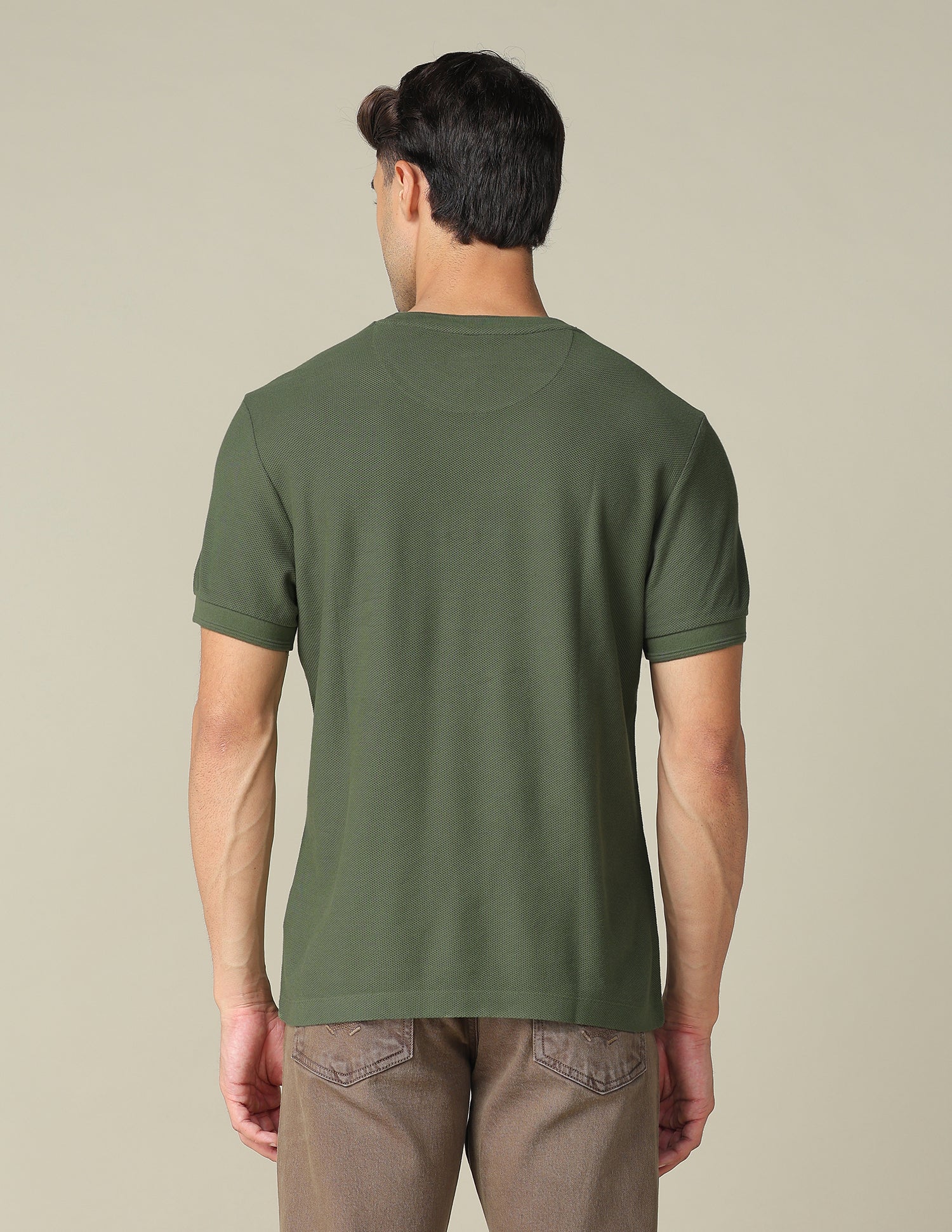 Pure Cotton Muscle Fit T- Shirt - Image 5