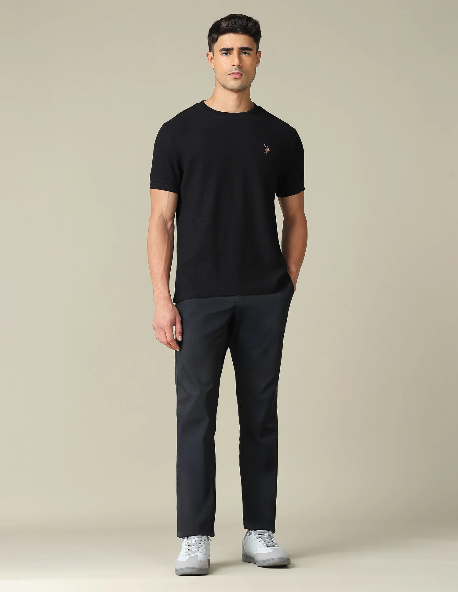 Pure Cotton Muscle Fit T- Shirt - Image 3