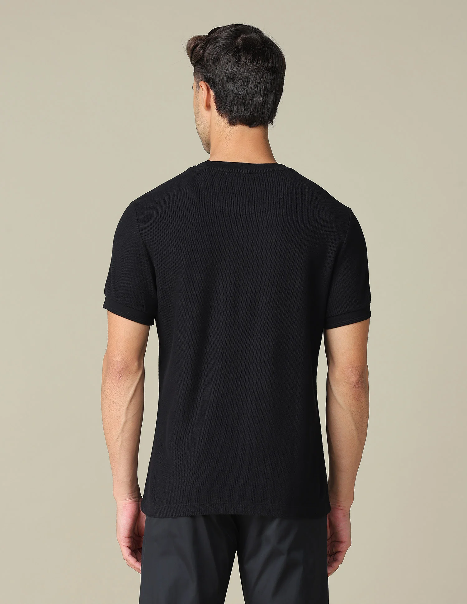 Pure Cotton Muscle Fit T- Shirt - Image 5