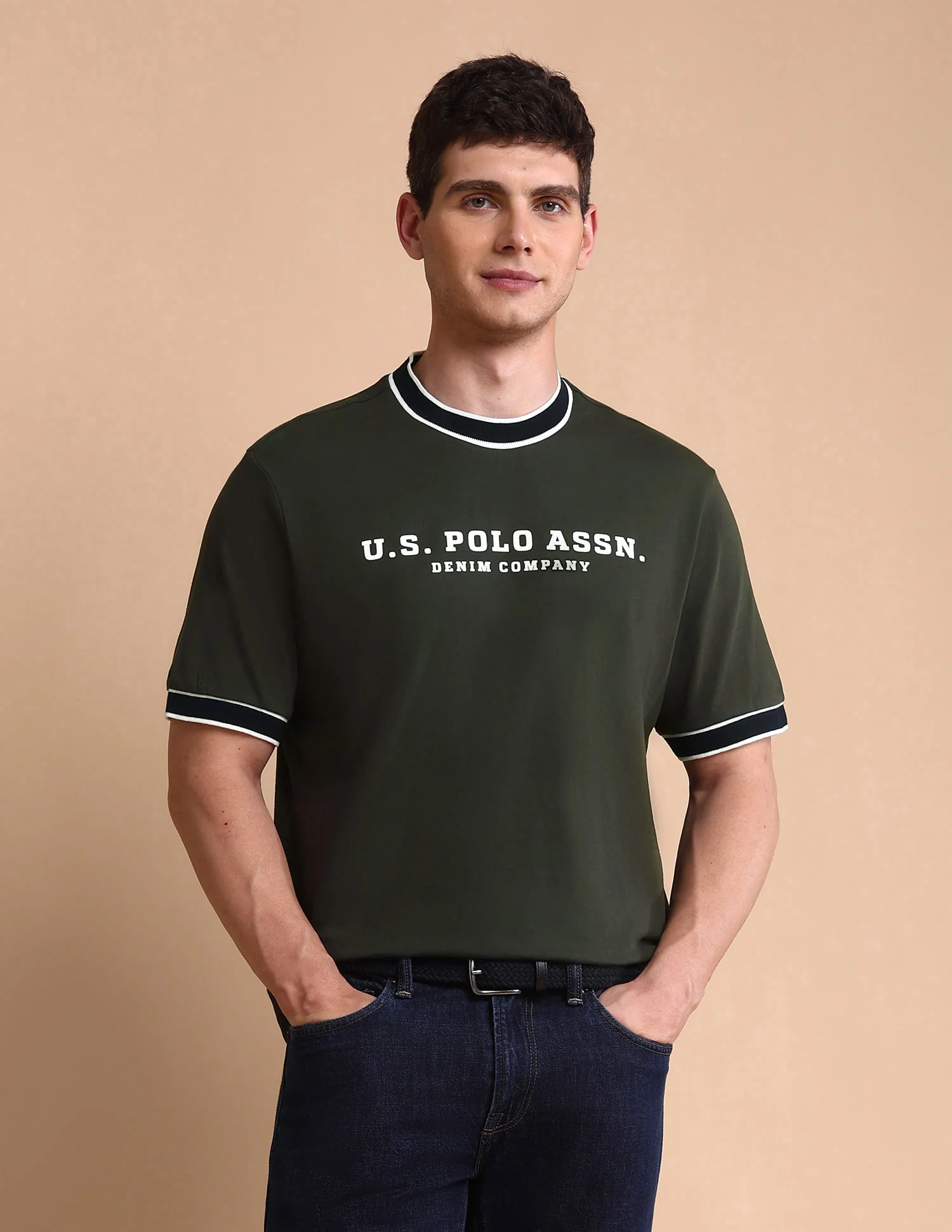 Pure Cotton Muscle Fit T-Shirt