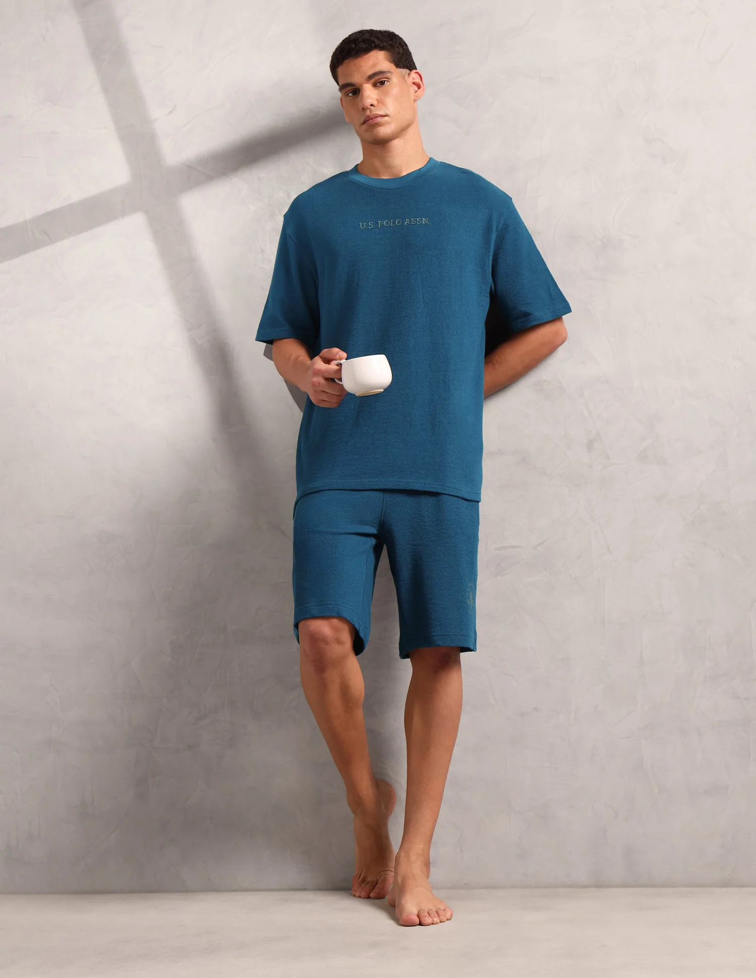 Pure Cotton Oversized Fit PE004 Lounge T-Shirt - Pack Of 1 - Image 3