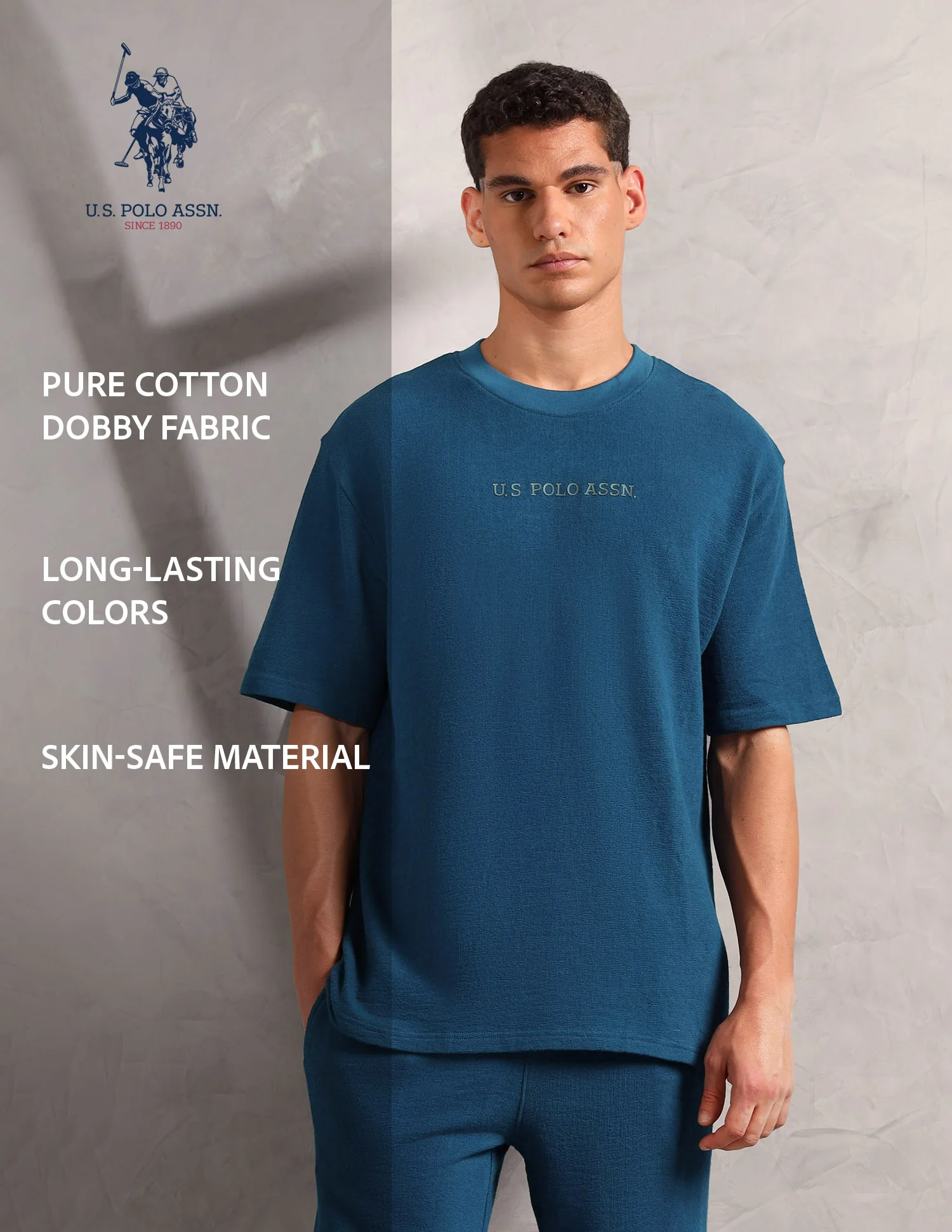 Pure Cotton Oversized Fit PE004 Lounge T-Shirt - Pack Of 1 - Image 9