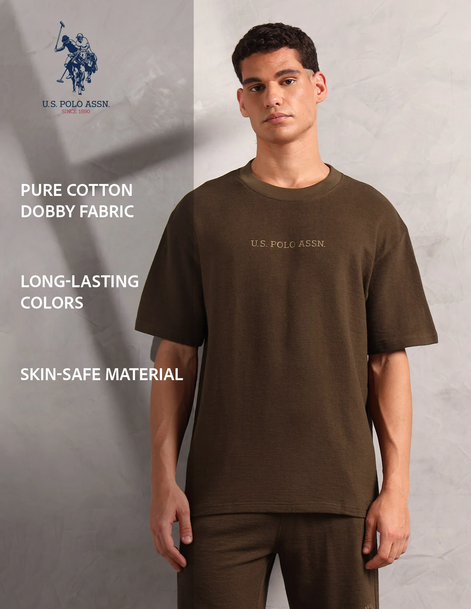 Pure Cotton Oversized Fit PE004 Lounge T-Shirt - Pack Of 1 - Image 9