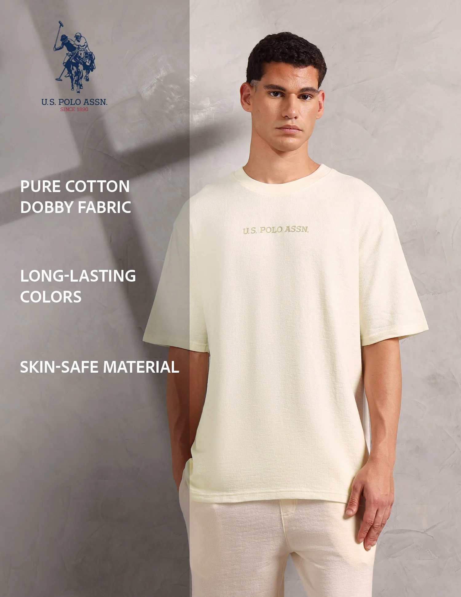 Pure Cotton Oversized Fit PE004 Lounge T-Shirt - Pack Of 1 - Image 9
