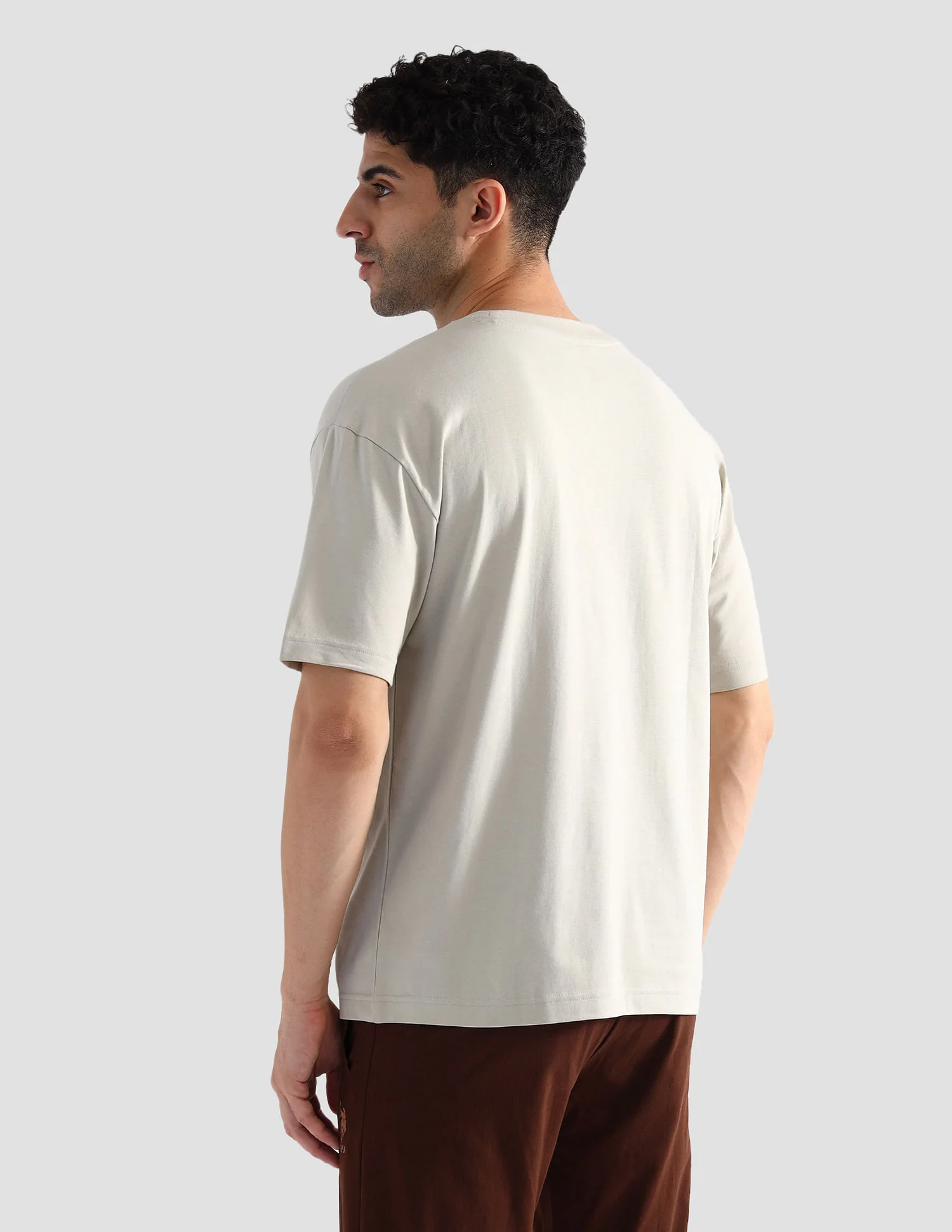 Pure Cotton Oversized OEE04 Lounge T-Shirt - Image 5