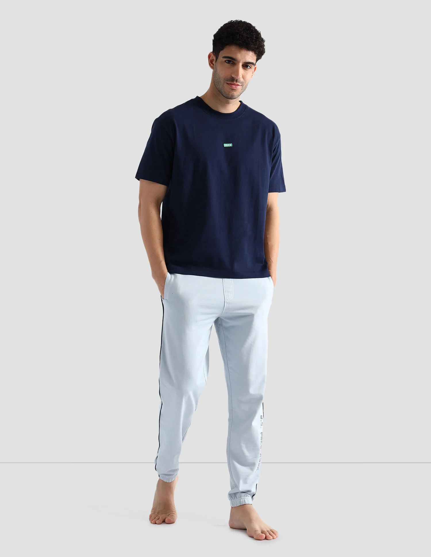 Pure Cotton Oversized OEE04 Lounge T-Shirt - Image 3